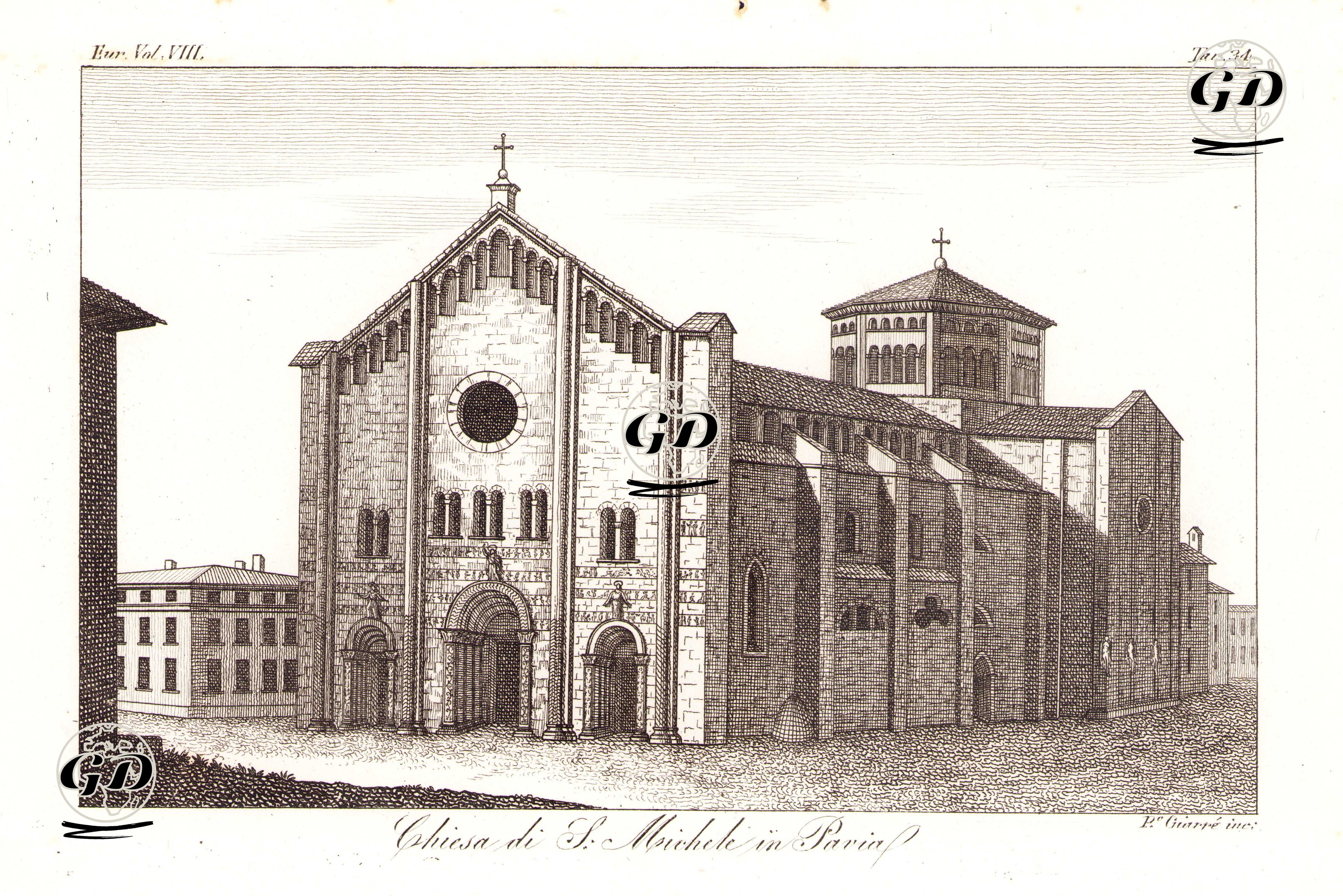 S.Michele Maggiore Kilisesi, Avrupa. Cilt VIII. Resim 34. -  - 1820's-1840's