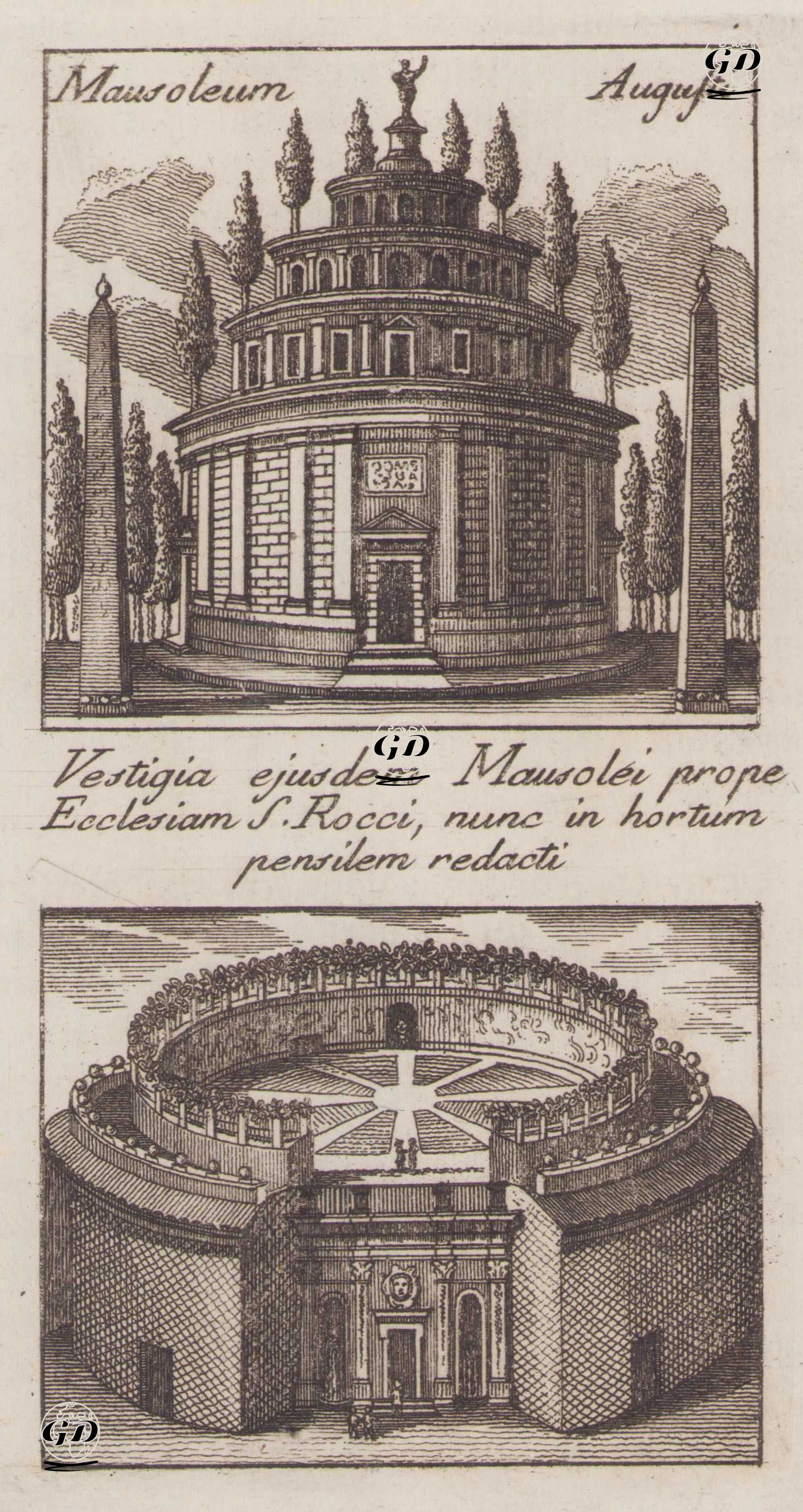 Roma İmparatoru Augustus'un Anıt Mezarı -  - 1777