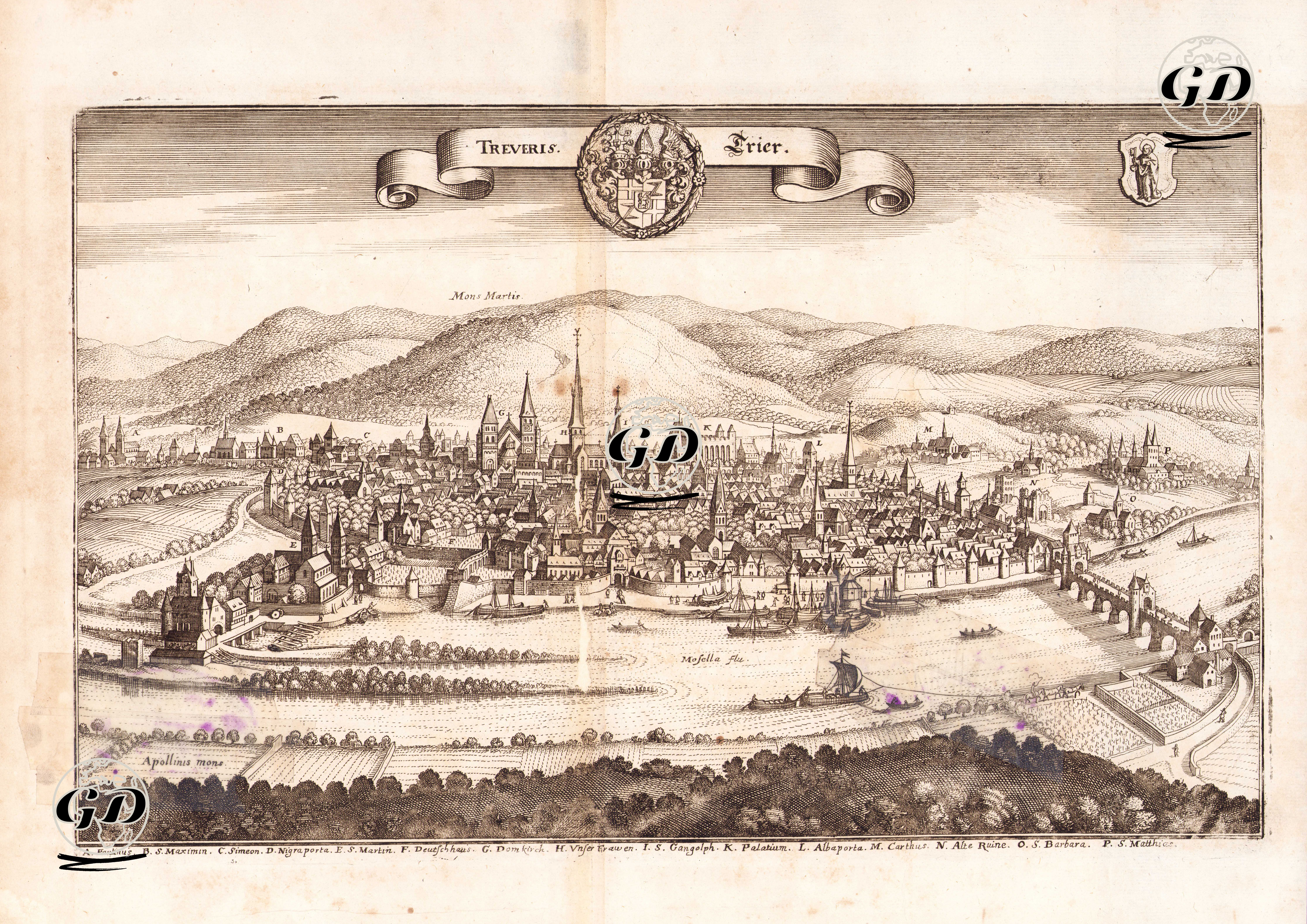 Treveris-Trier -  - 1649