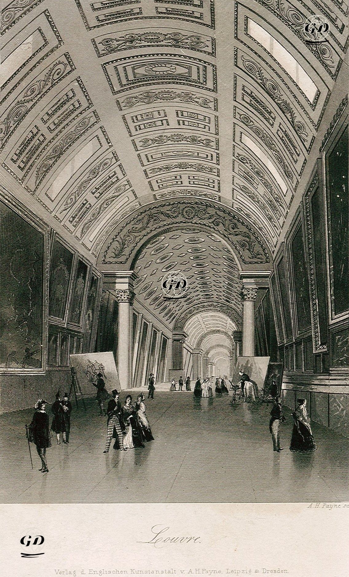 Louvre -  - 1850's