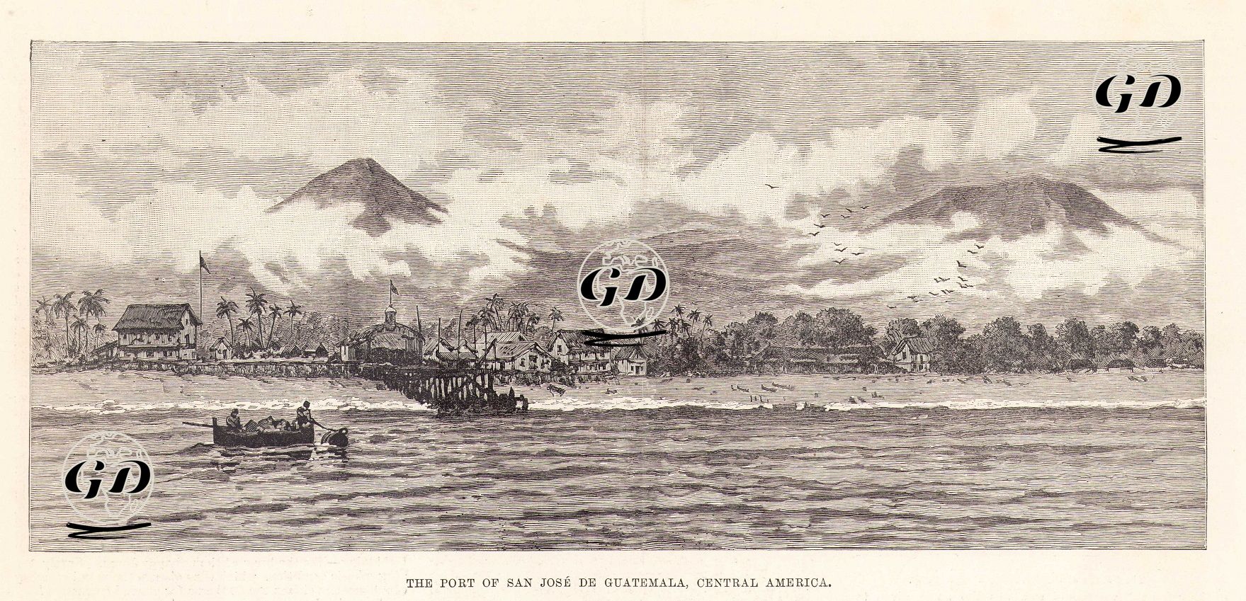 Puerto San Jose, Guatemala - Captain H.Rose - 1890