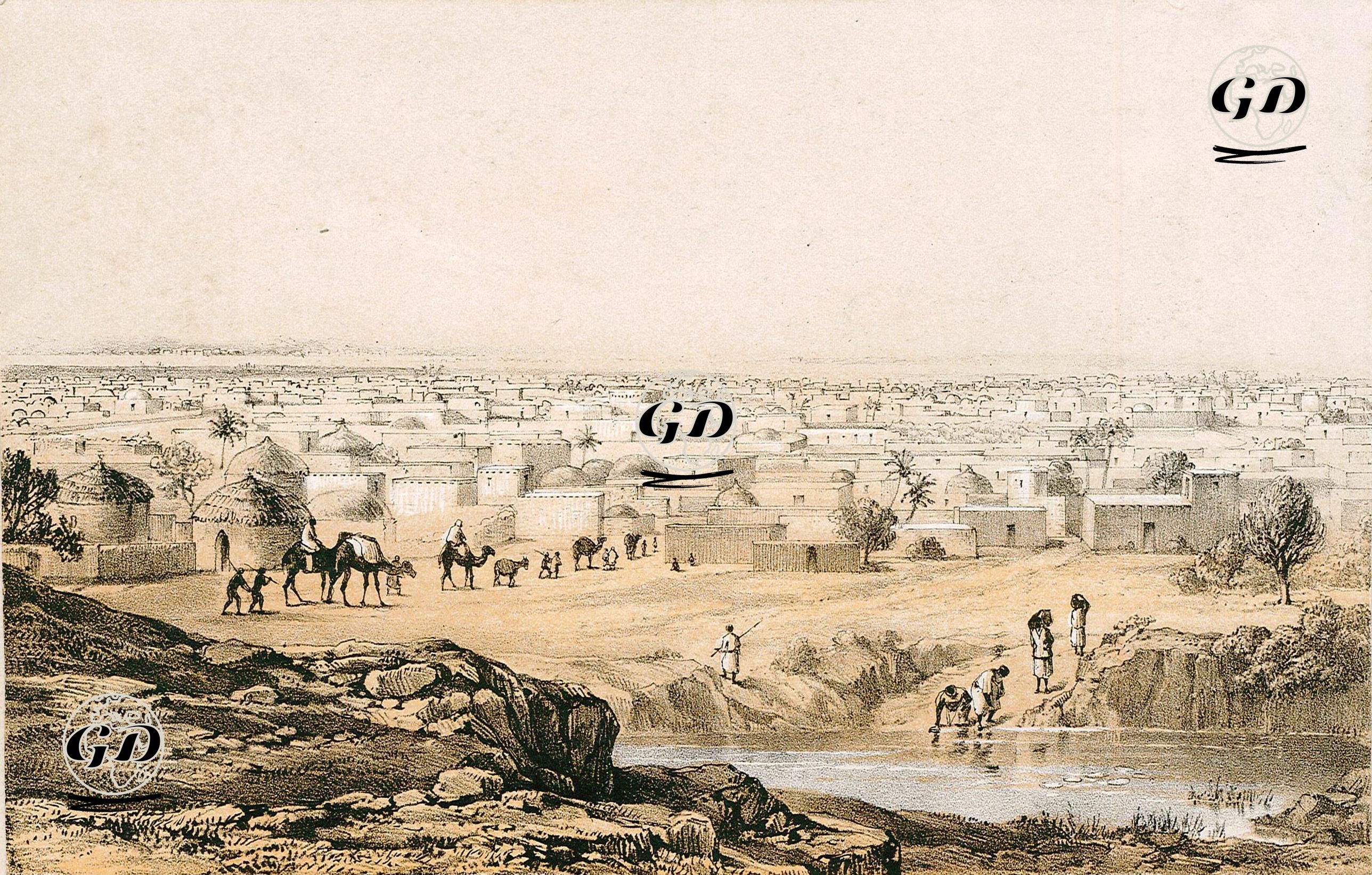 Kano Şehri, 10 Şubat 1850, Nijerya - Heinrich Barth (1821-1865)-Johann Martin Bernatz (1802-1878) - 1857
