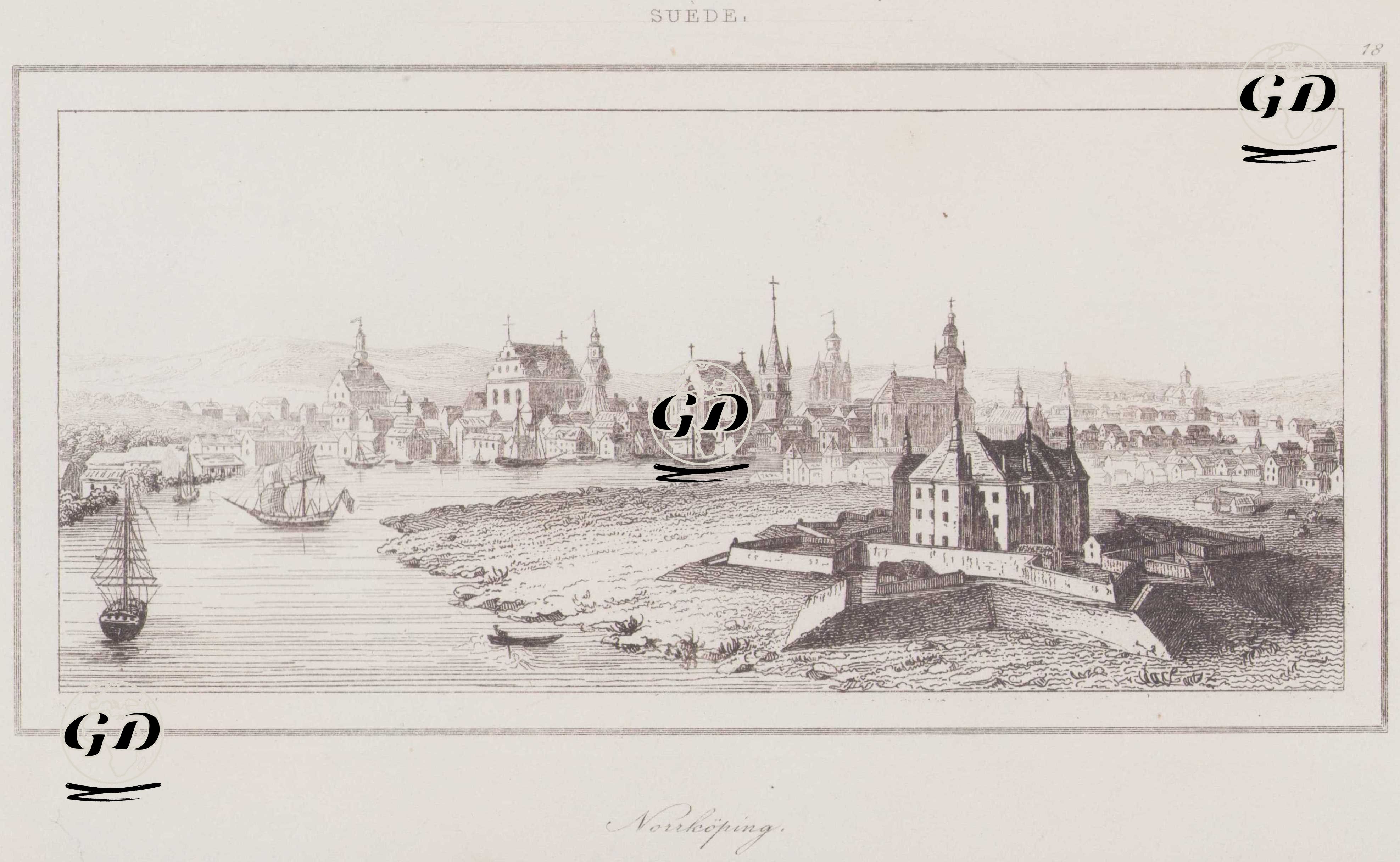 Norrköping, Östergötland, Sweden  -  - 1839