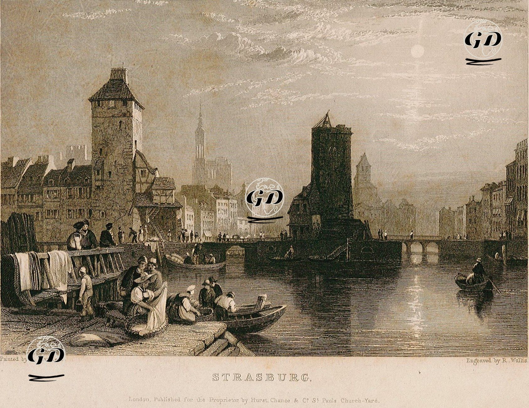 Strazburg - Clarkson Stanfield (1793-1867) - 1835