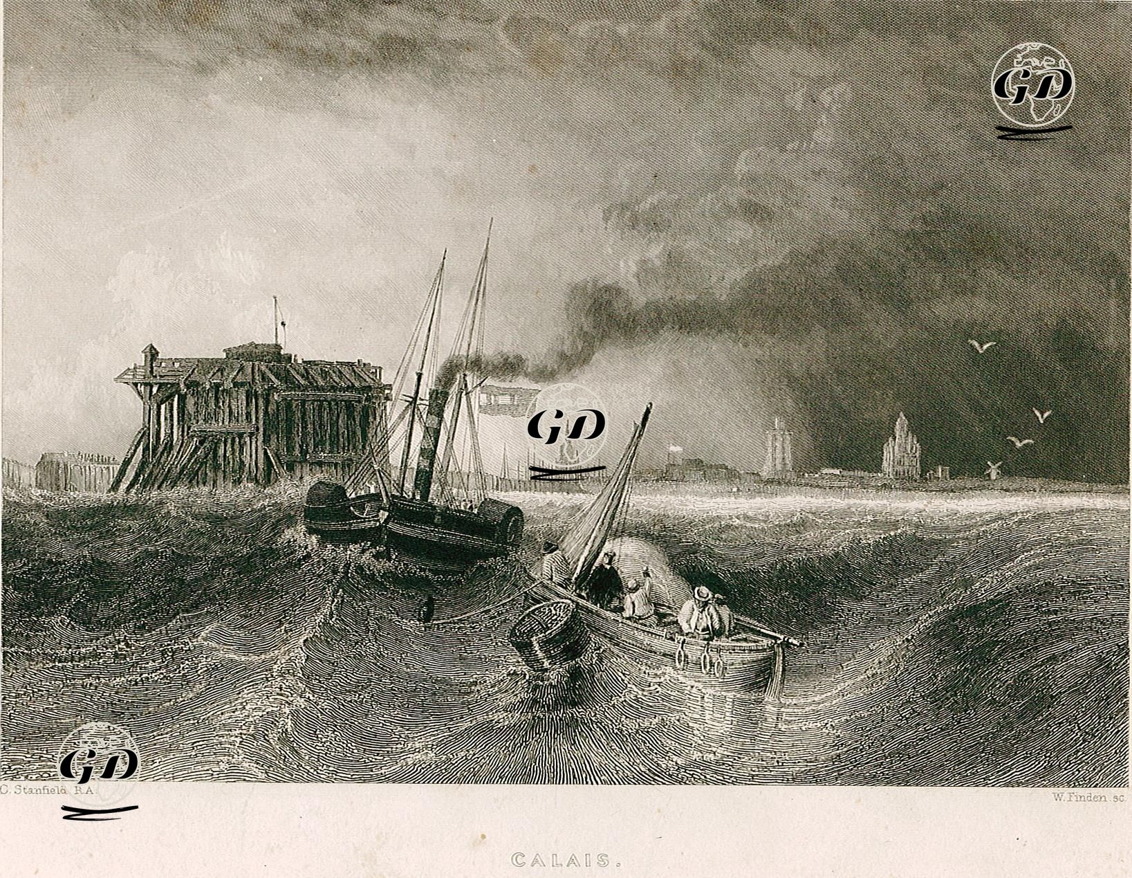 Calais - Clarkson Stanfield (1793-1867) - 1836