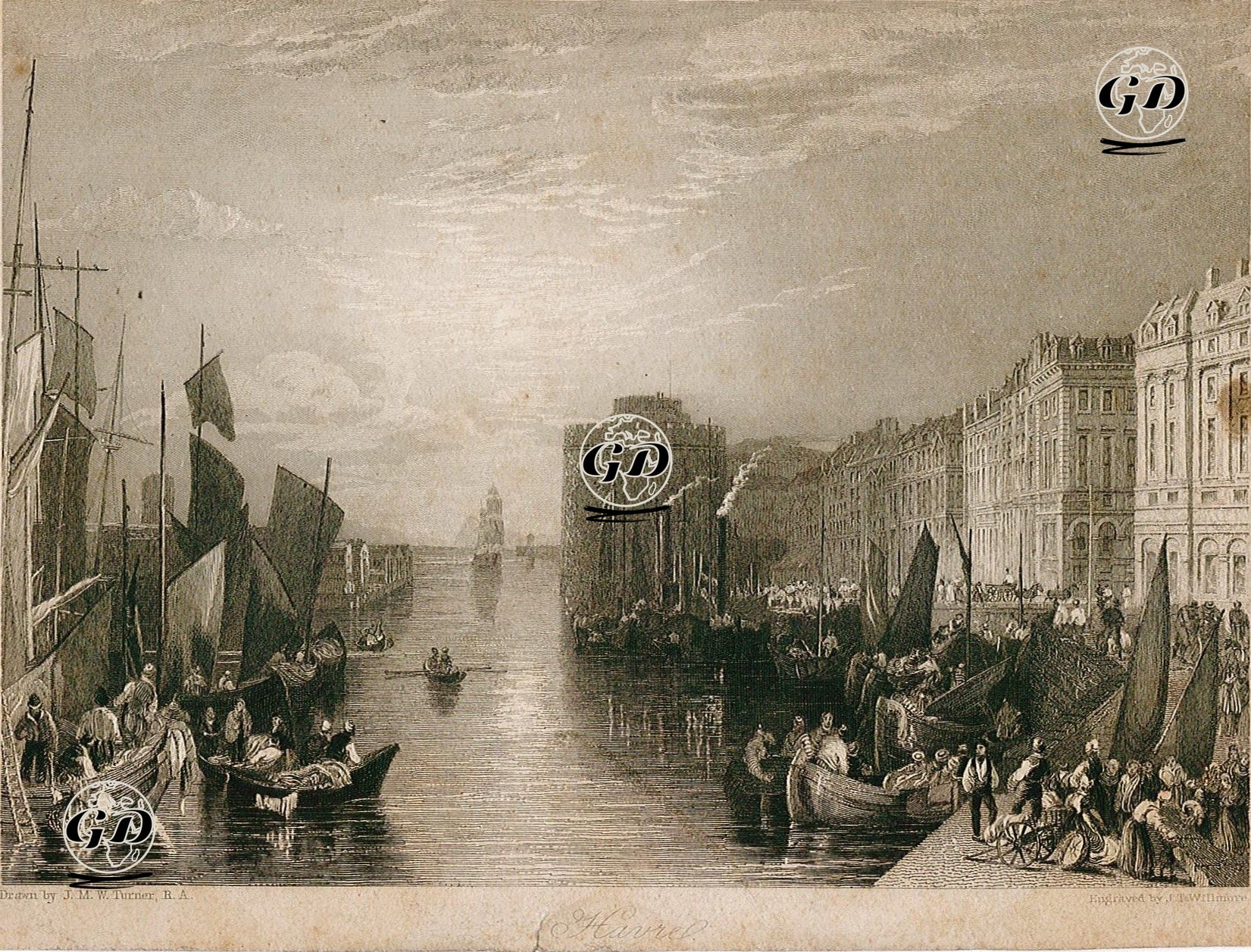 Le Havre - Joseph Mallord William Turner (1775-1851) - 1834
