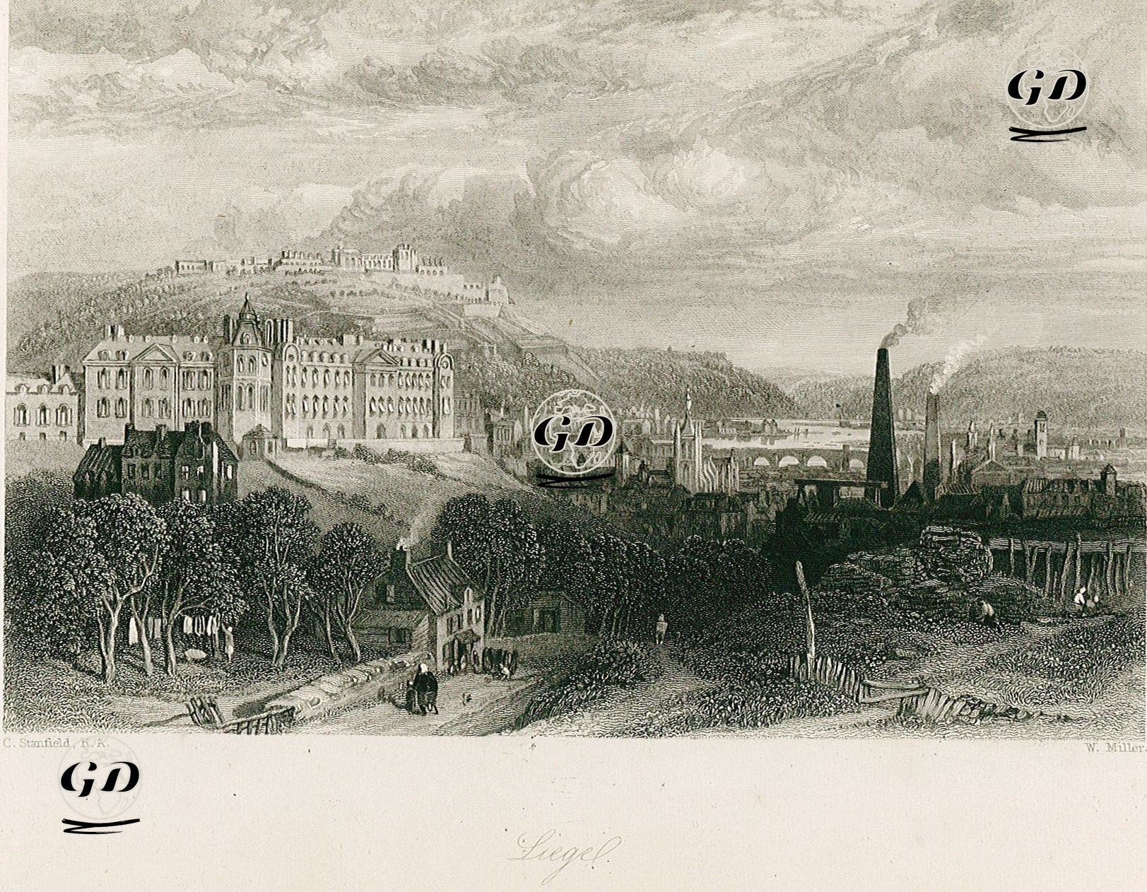 Liege - Clarkson Stanfield (1793-1867) - 1845
