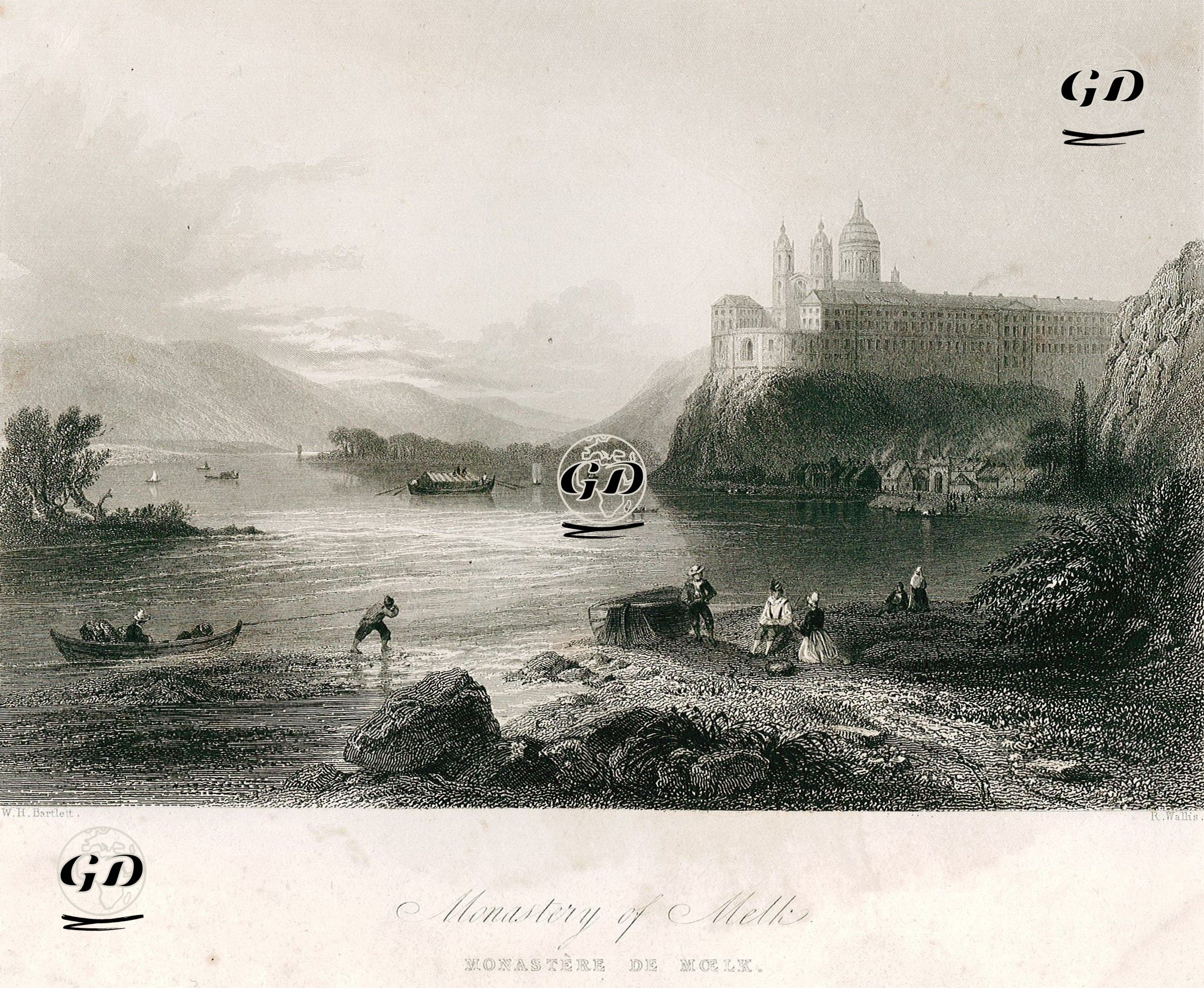 Melk Manastırı - William Henry Bartlett (1809-1854) - 1842