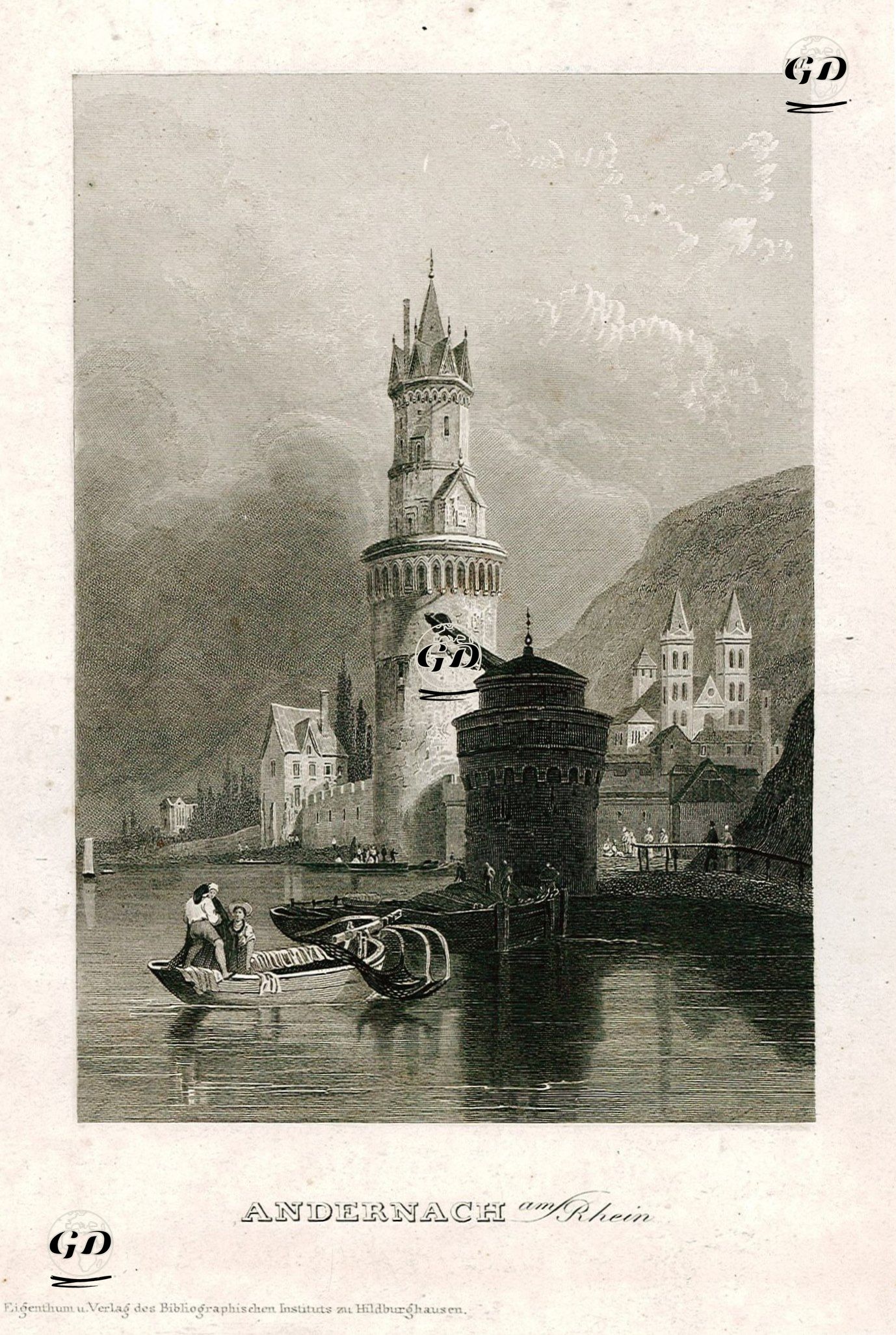 Andernach Am Rhein -  - 1800's