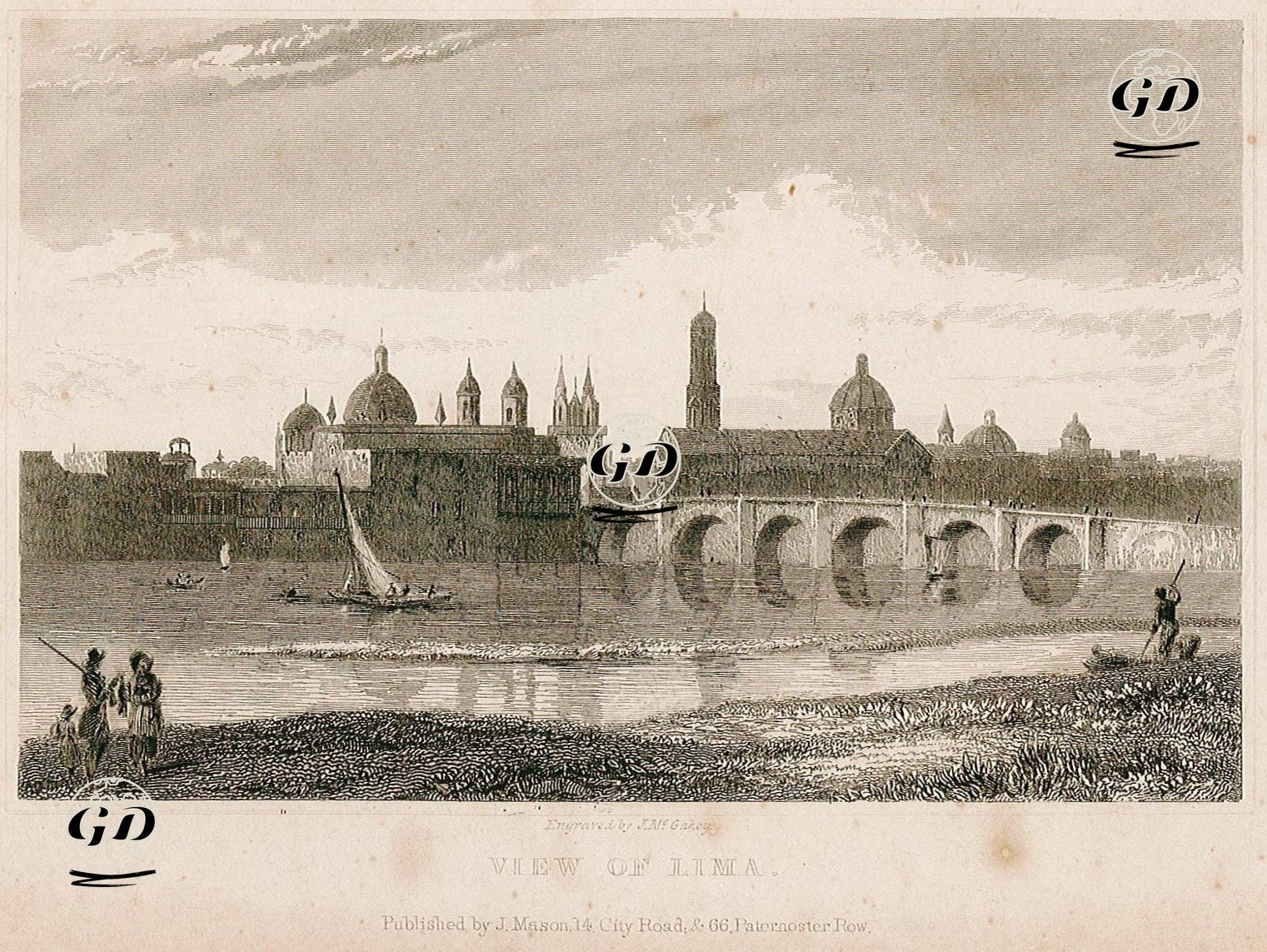 View Of Lima -  - 1800's