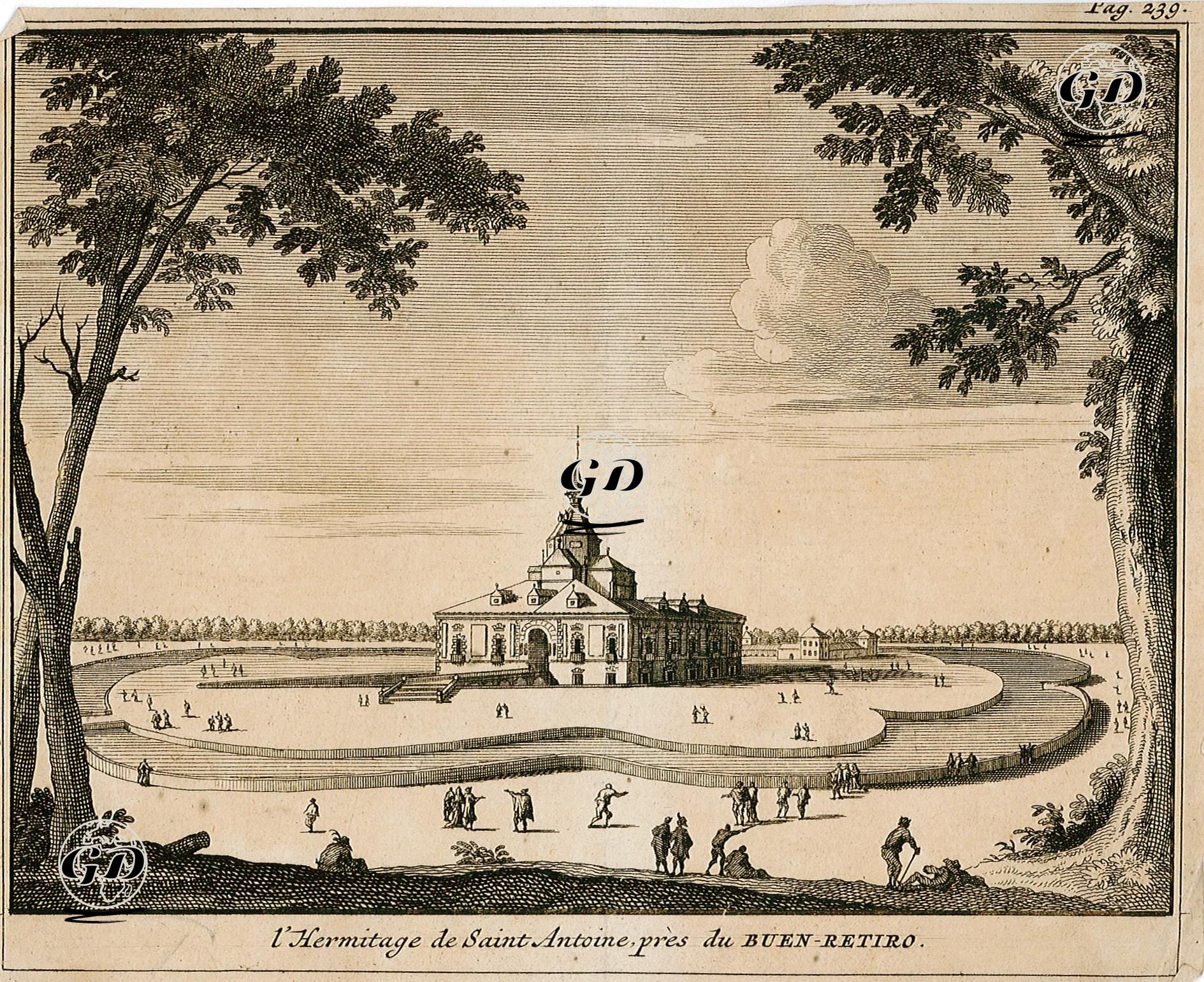 Retiro Parkında Saint Antoine Kilisesi -  - 1715