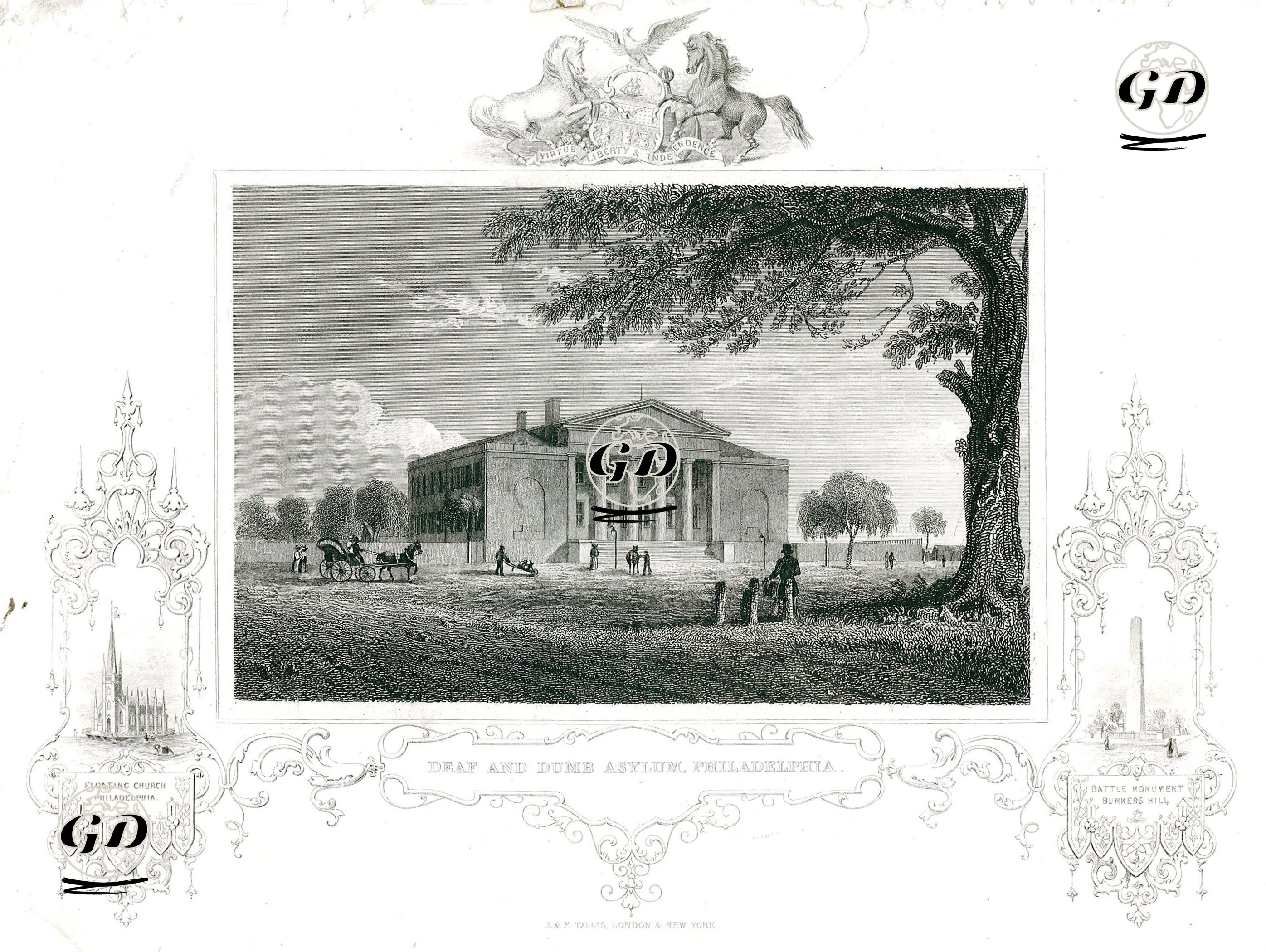 Sağırlar Evi, Philadelphia -  - 1850