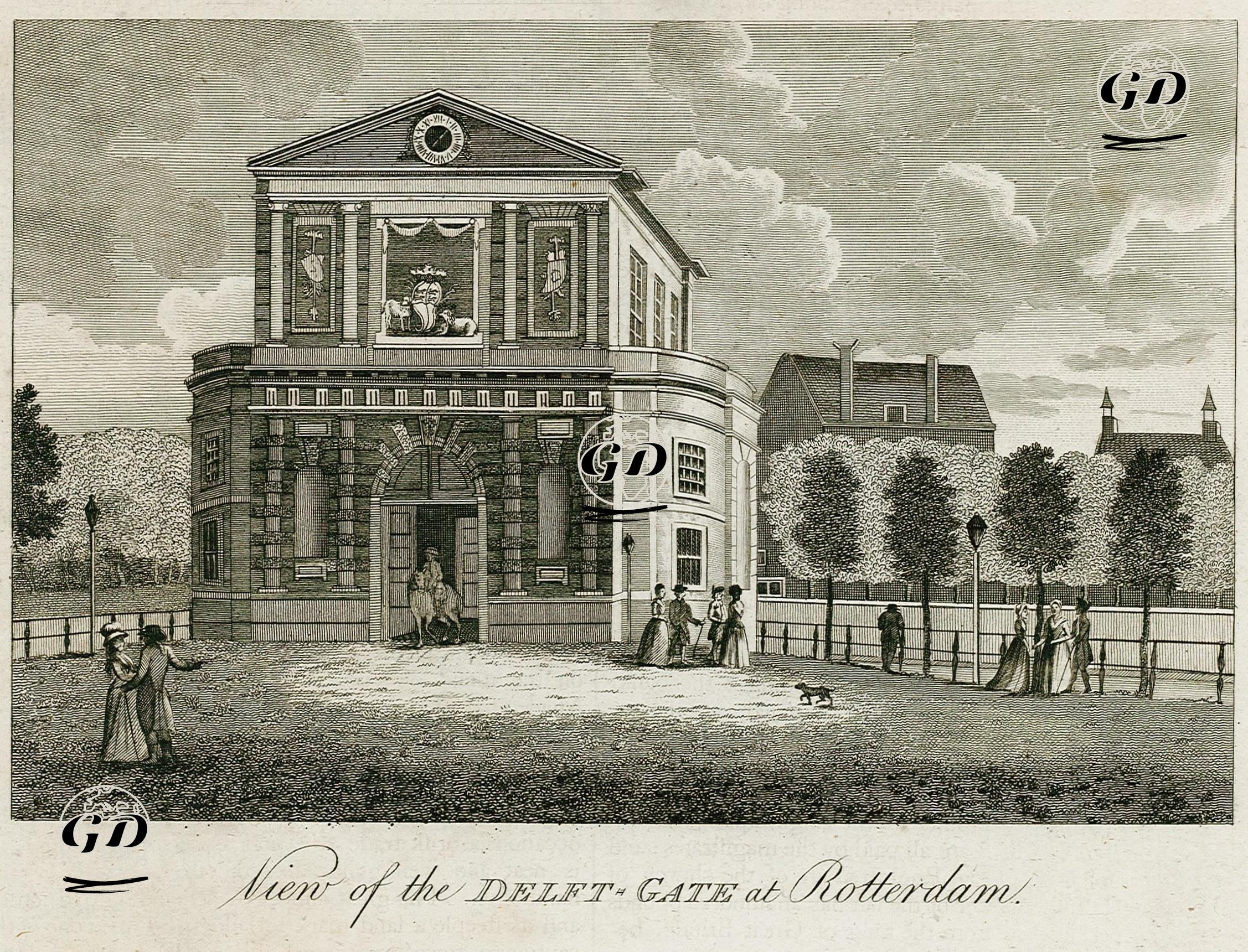 Rotterdam Şehir Kapısı(Delft-Gate) -  - 1780