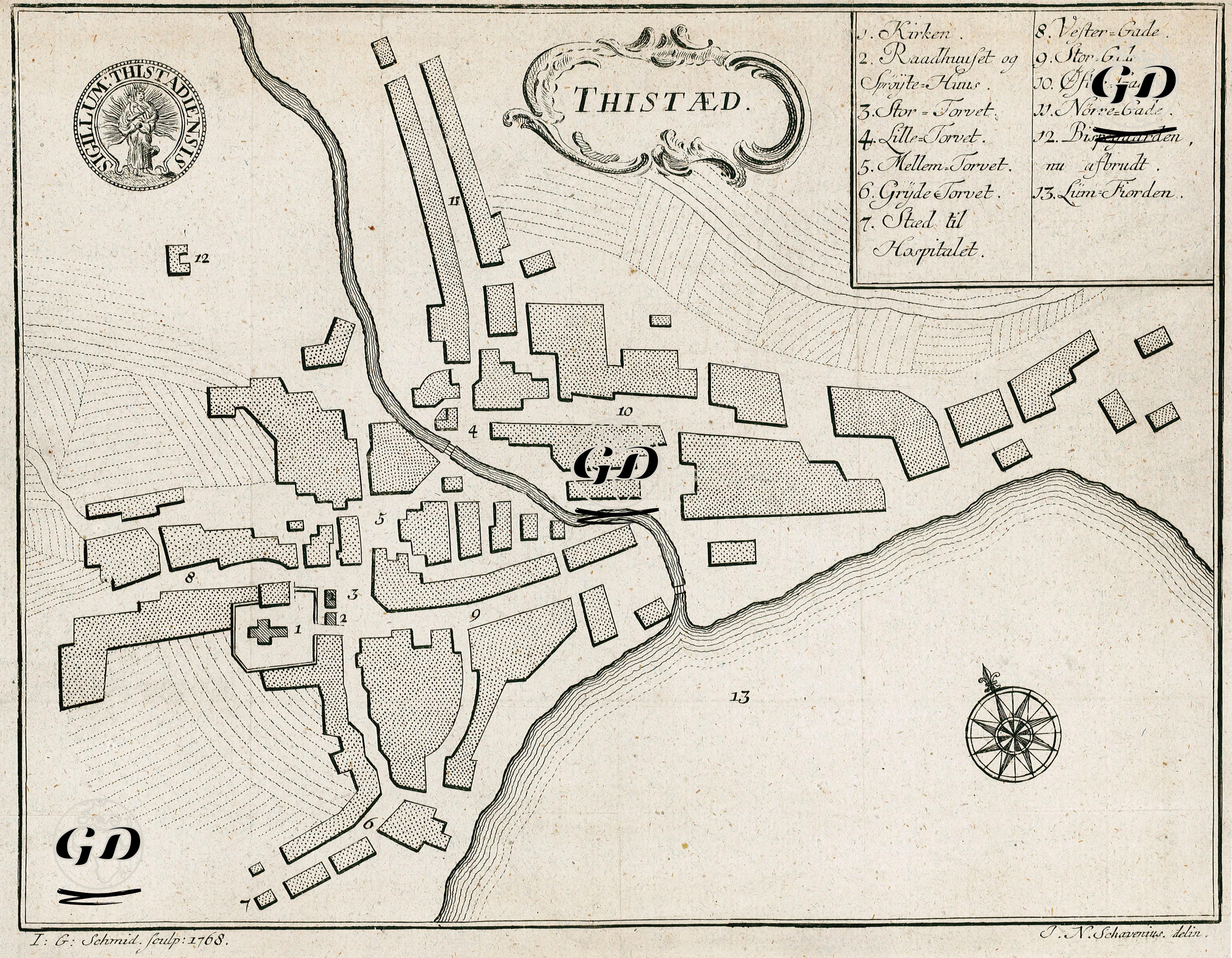 Thisted  - I.G.Schmid - 1768
