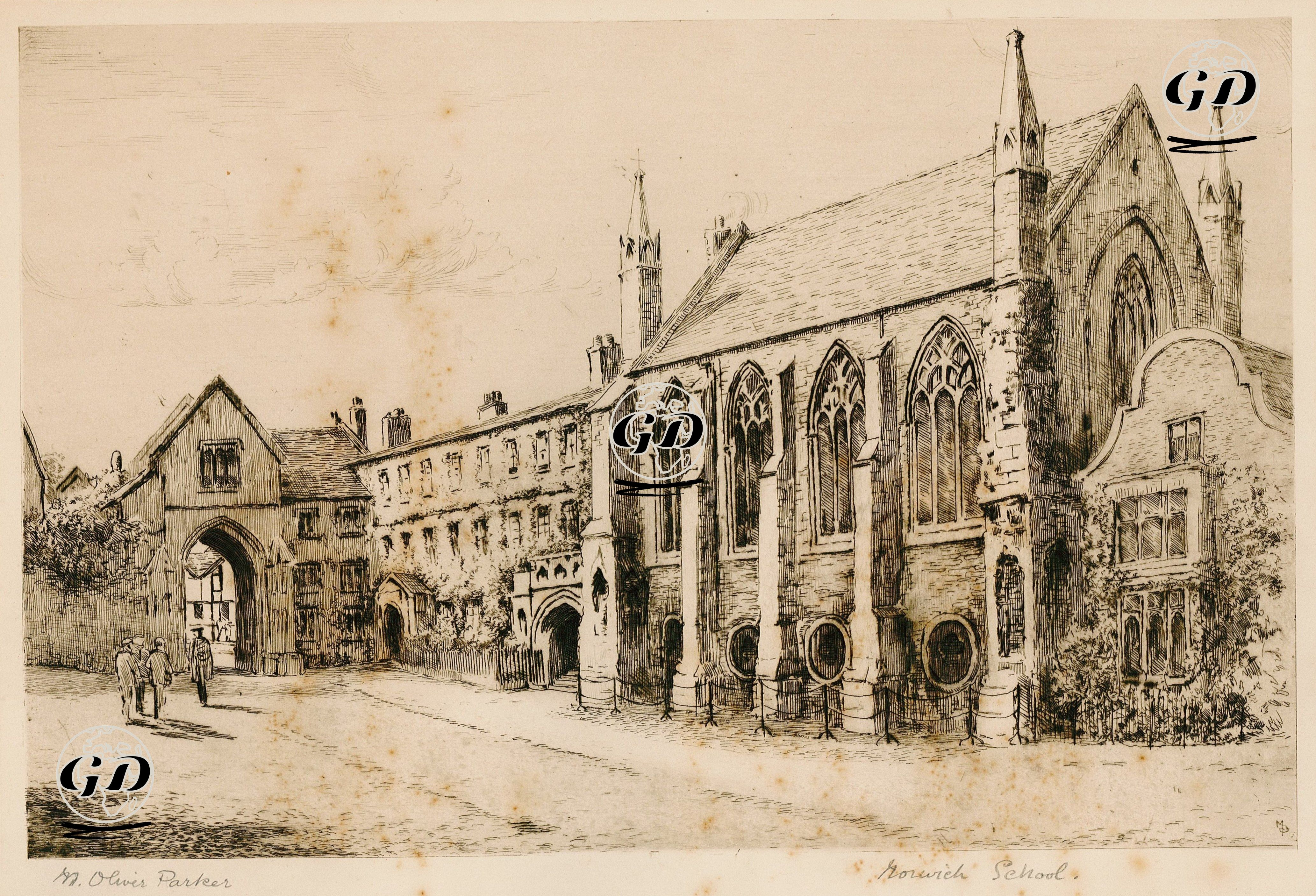 Norwich Ortaokulu - Mabel Oliver Parker(1868-1956) - 1800's