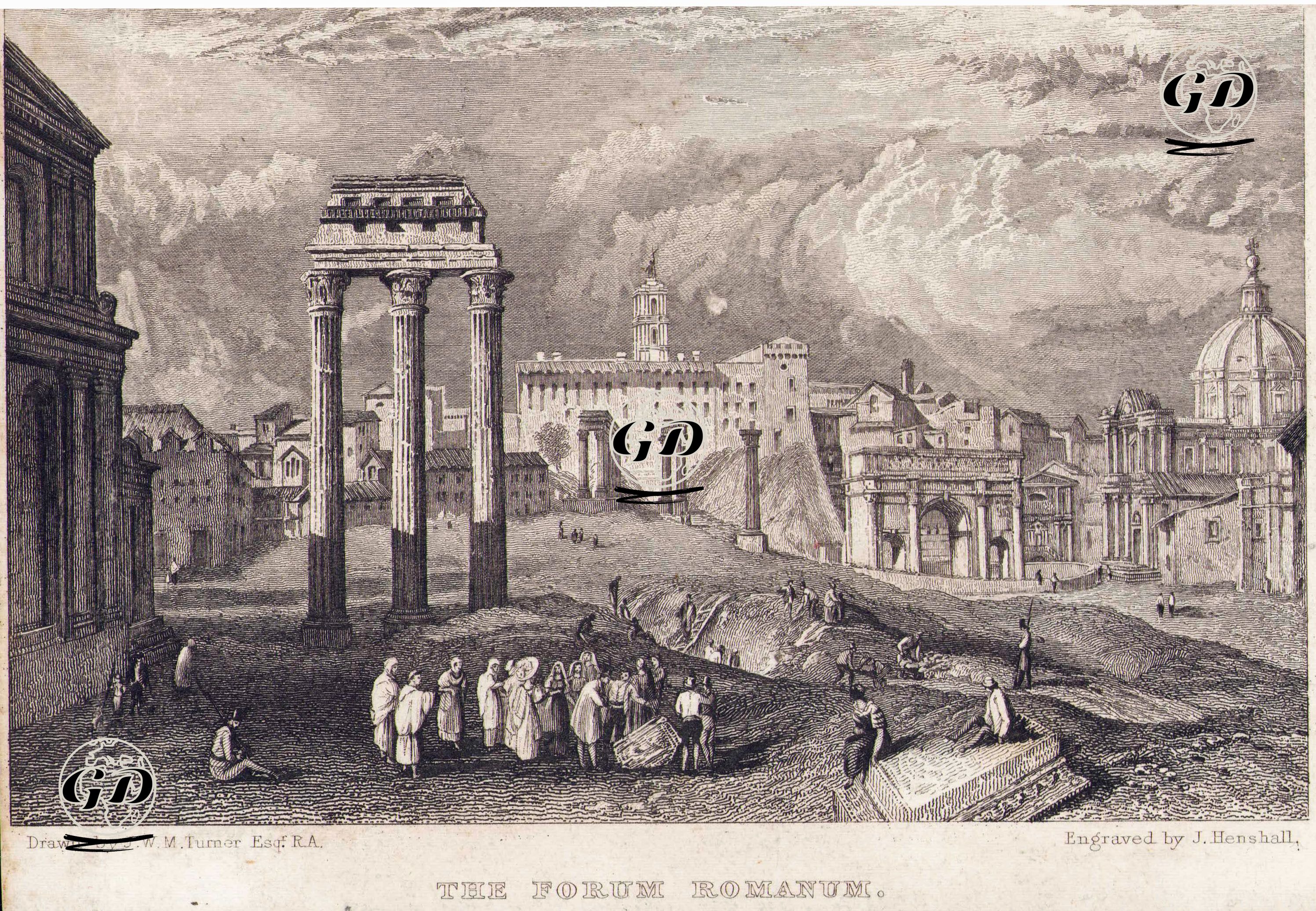 Roma Forumu - Joseph Mallord William Turner (1775-1851) - 1831