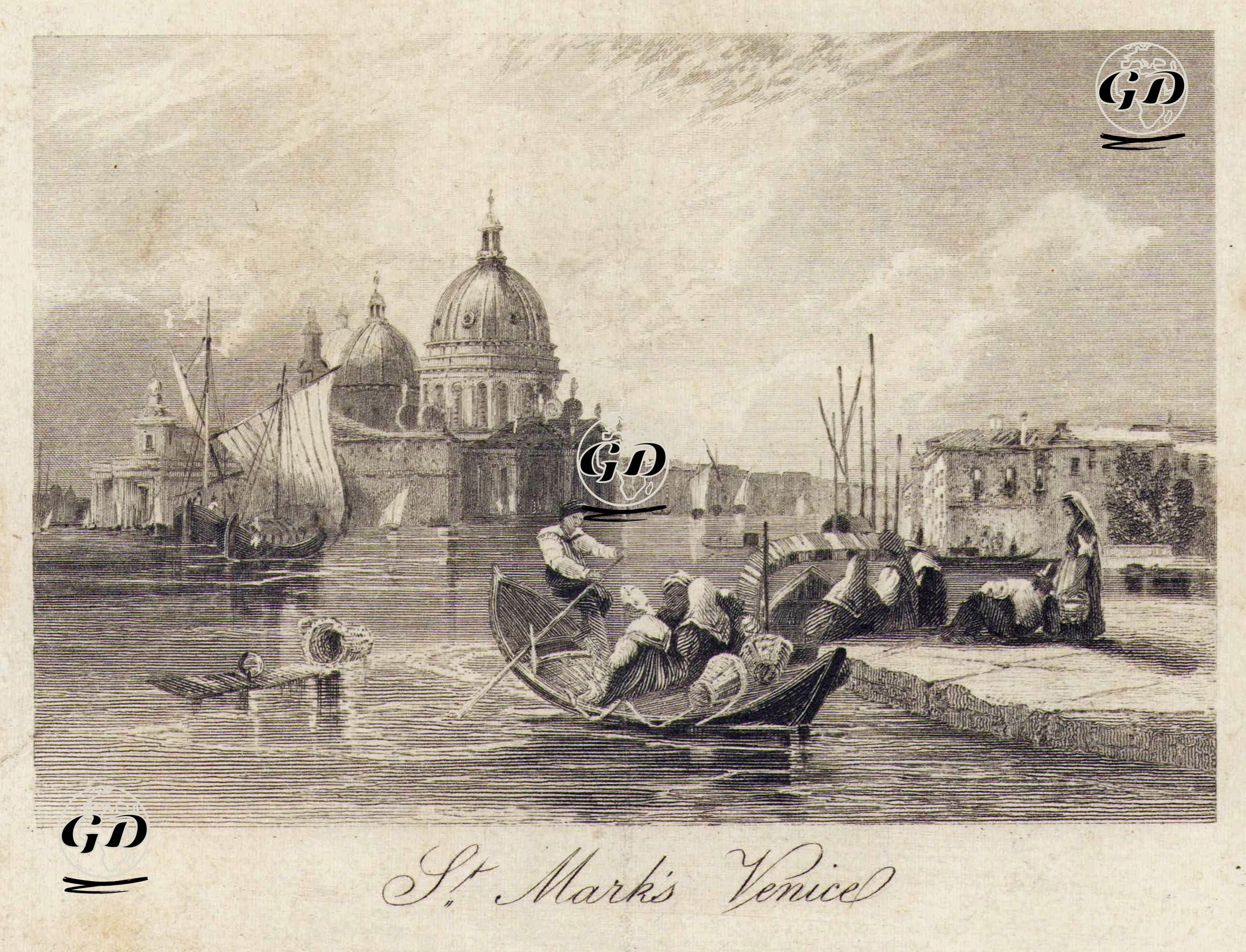 San Marco Bazilikası, Venedik -  - 1800's