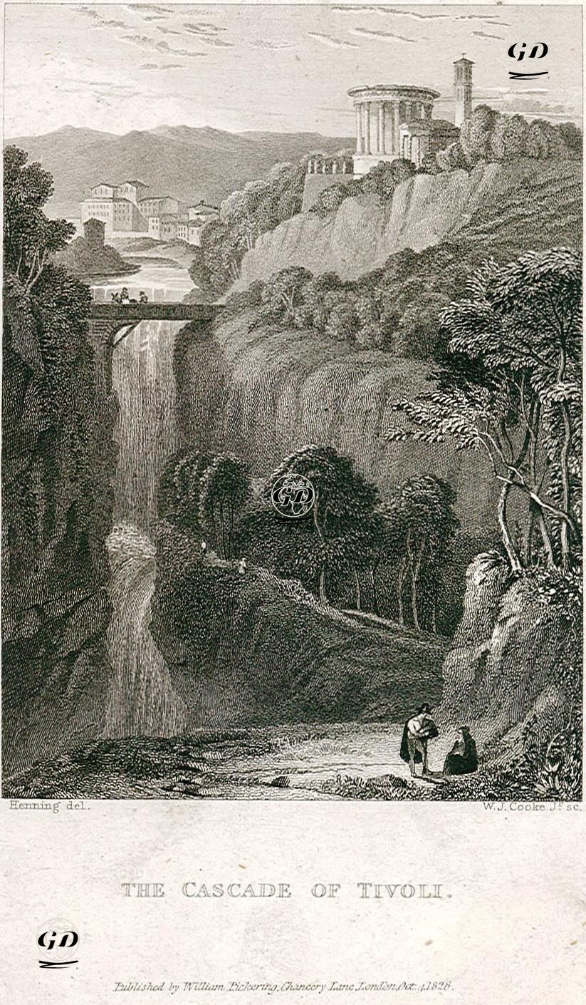 Tivoli'nin Şelalesi -  - 1828