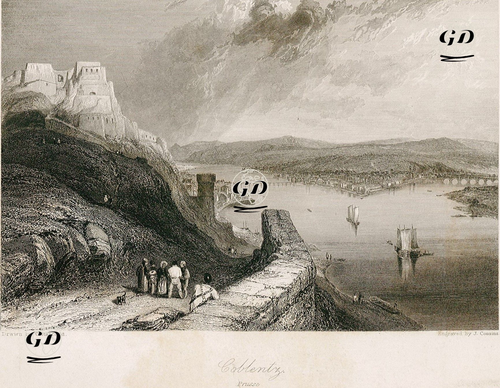 Koblenz - Clarkson Stanfield (1793-1867) - 1835