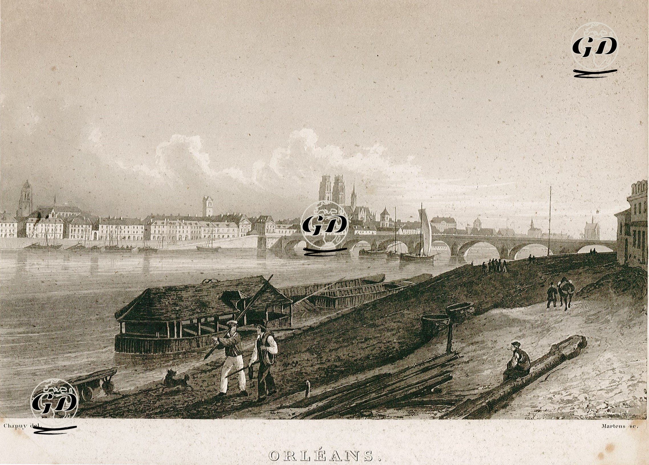 Orleans - Chapuy - 1840's