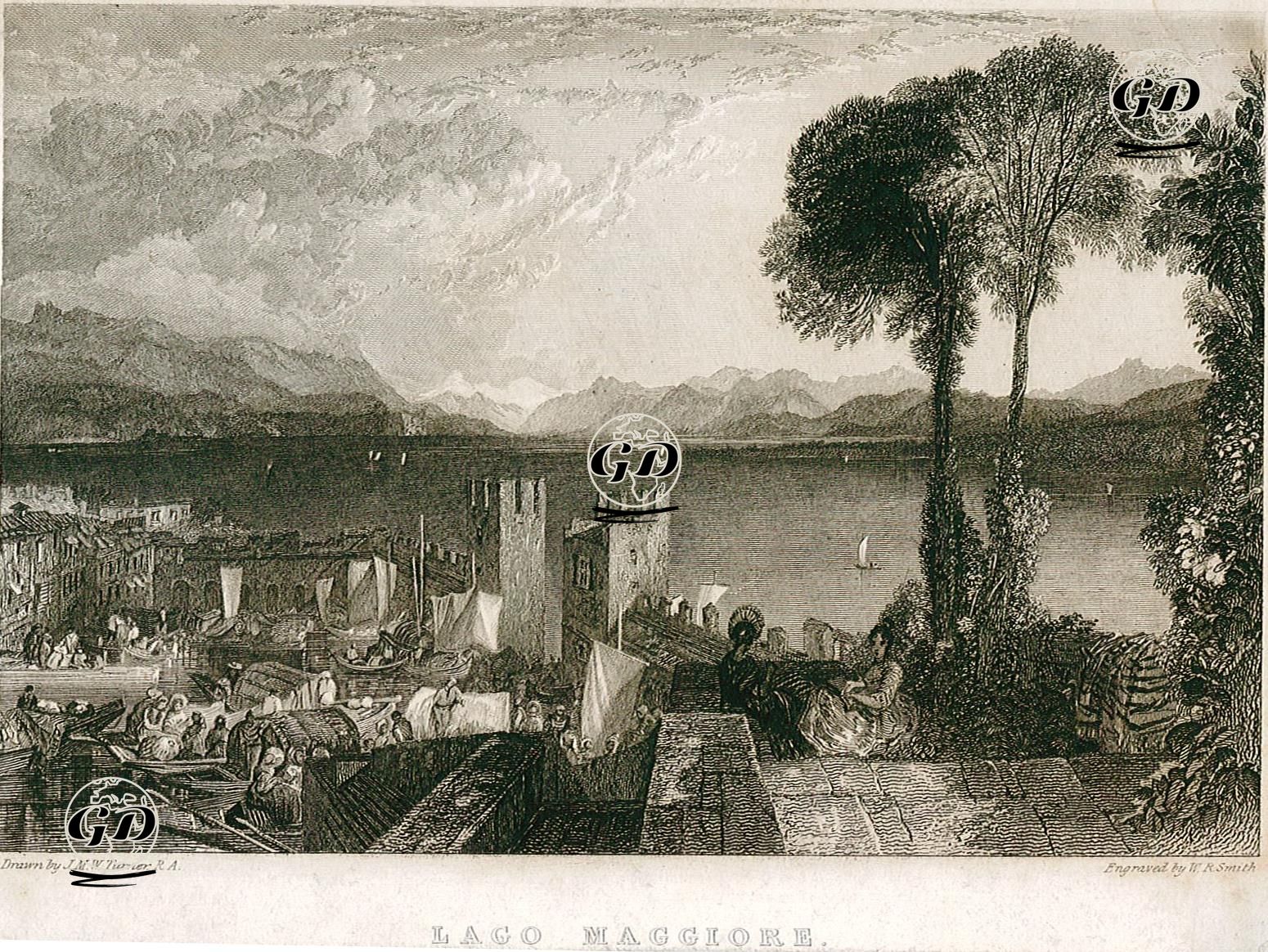 Lago Maggiore - Joseph Mallord William Turner (1775-1851) - 1829