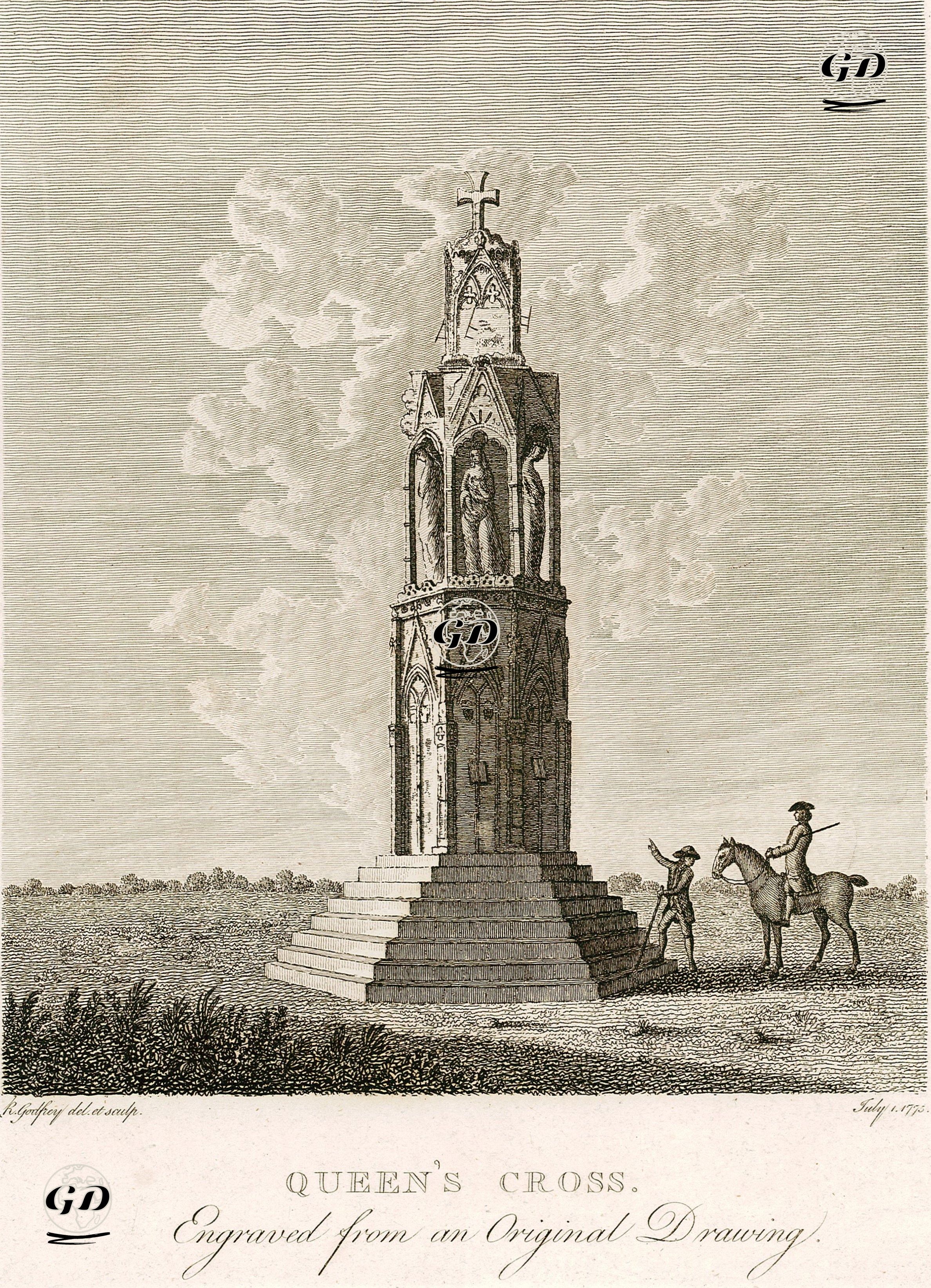 Queen's Cross - Richard Bernard Godfrey (1728-1795) - 1775