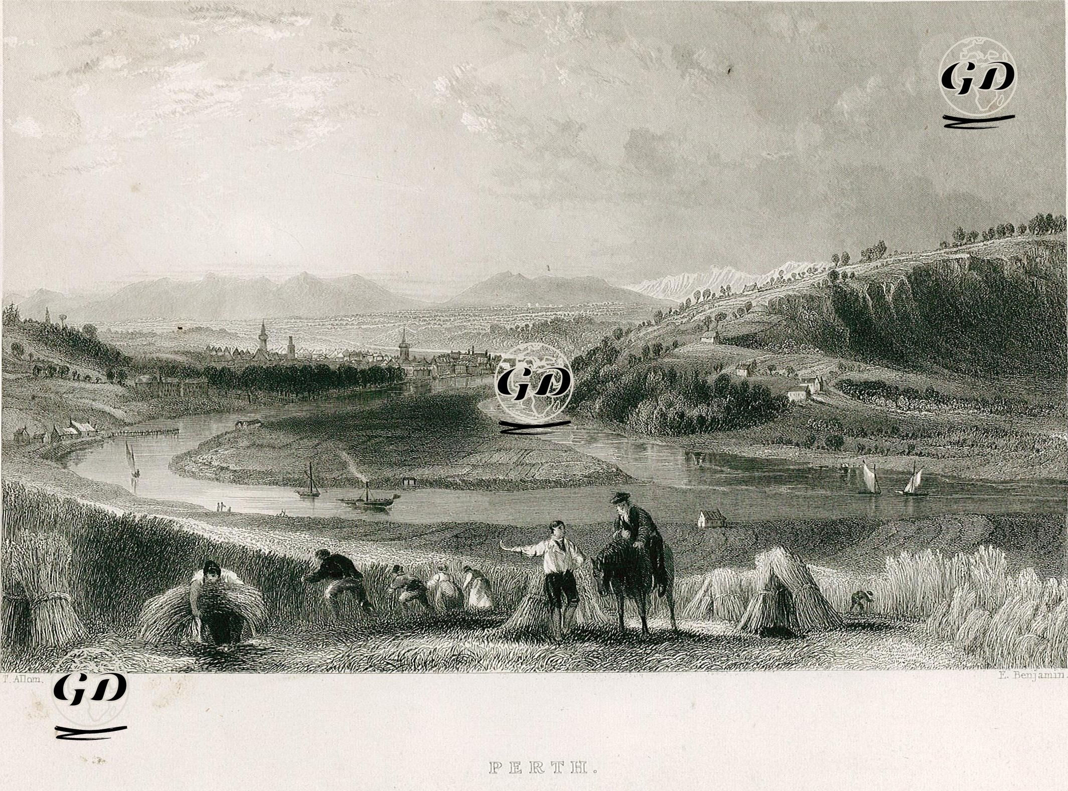 Perth - Thomas Allom (1804-1872) - 1840's