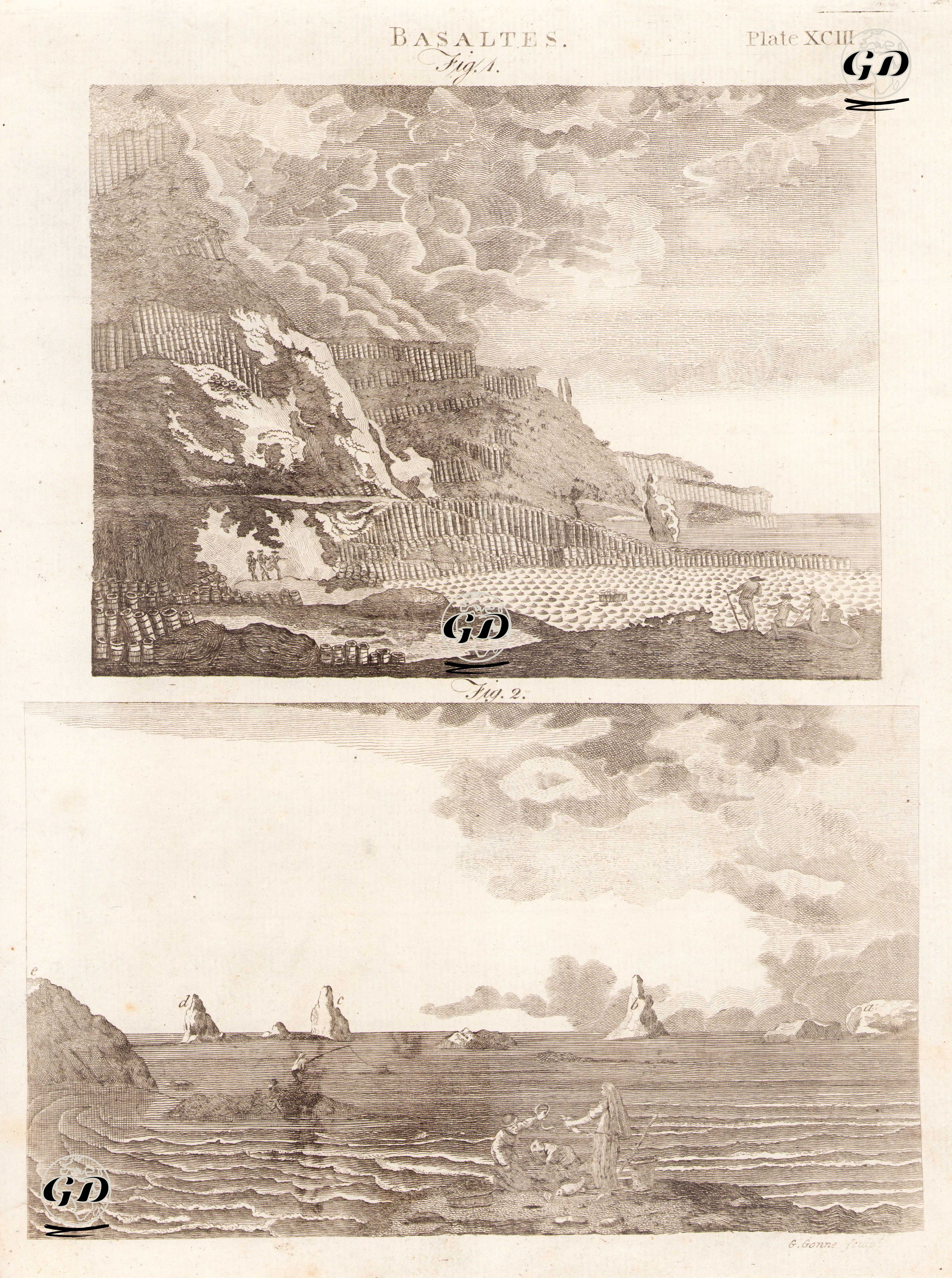 Bazalt Taşları(Kayaları) -  - 1700's