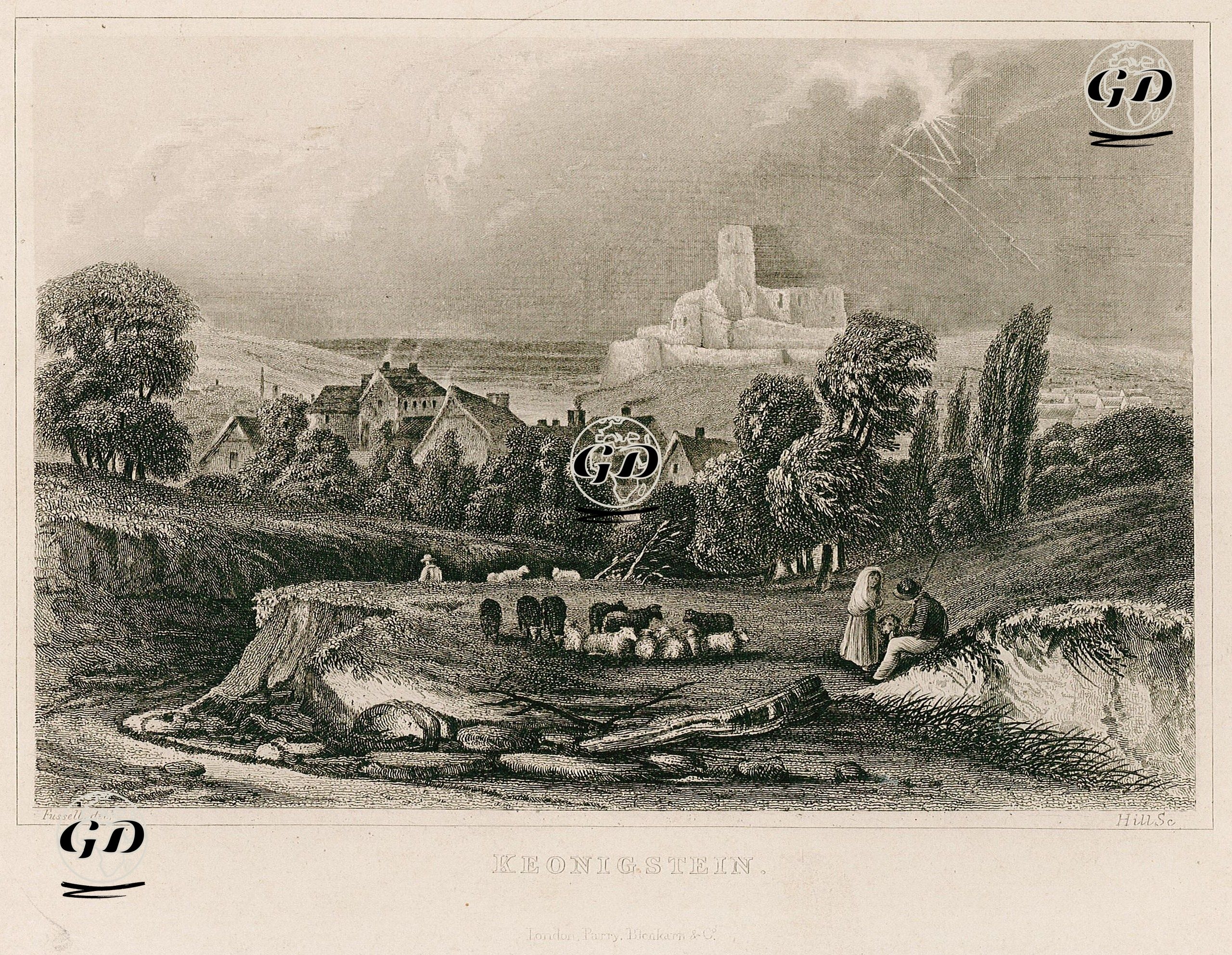 Keonigstein - Joseph Fussell (1785-1849) - 1840