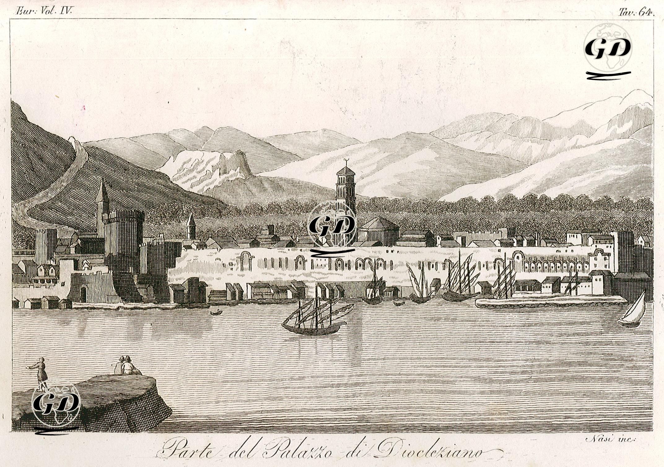 Parte Del Palazzo Di Diocleziona -  - 1827