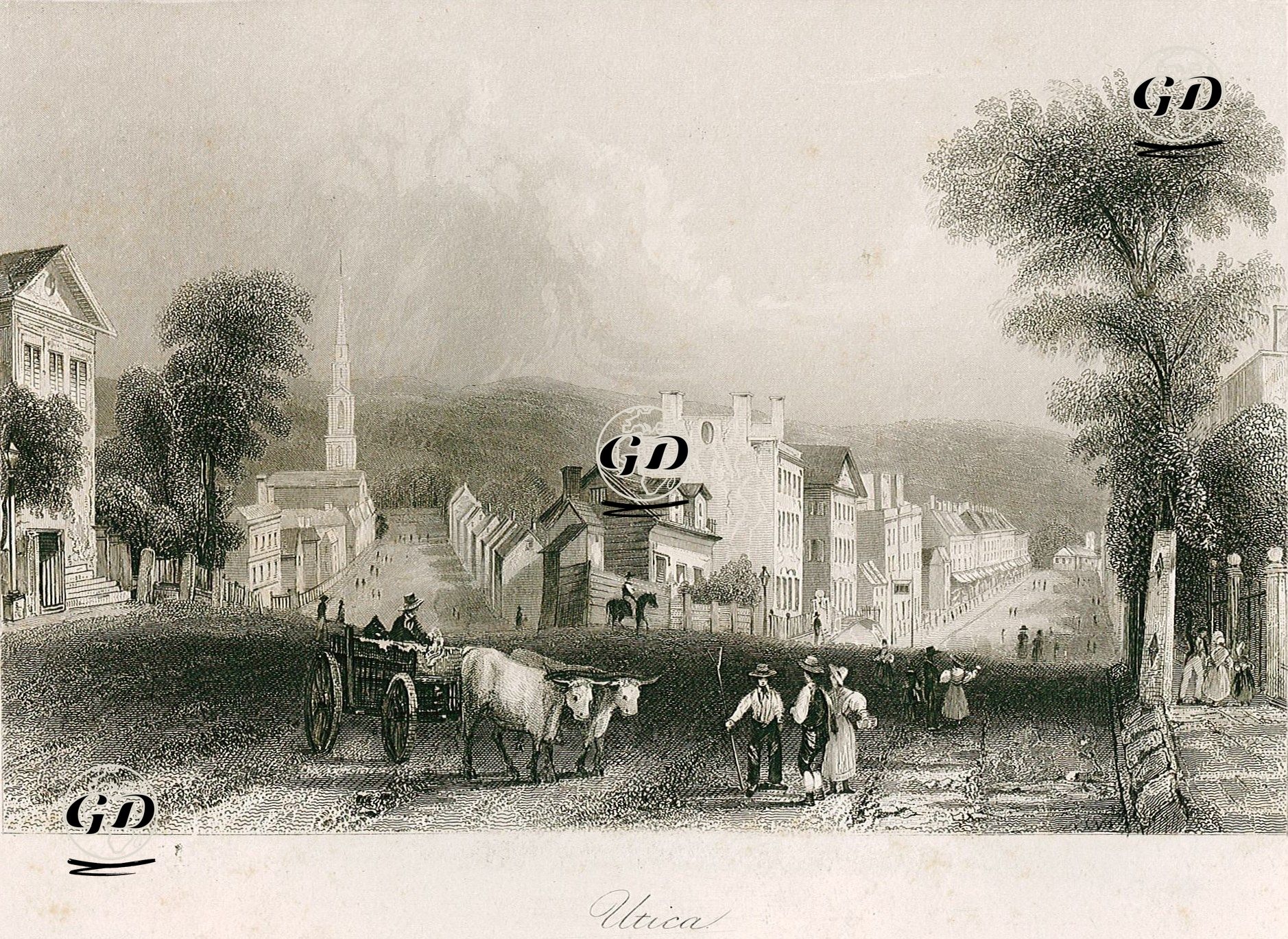 Utica - William Henry Bartlett (1809-1854) - 1840