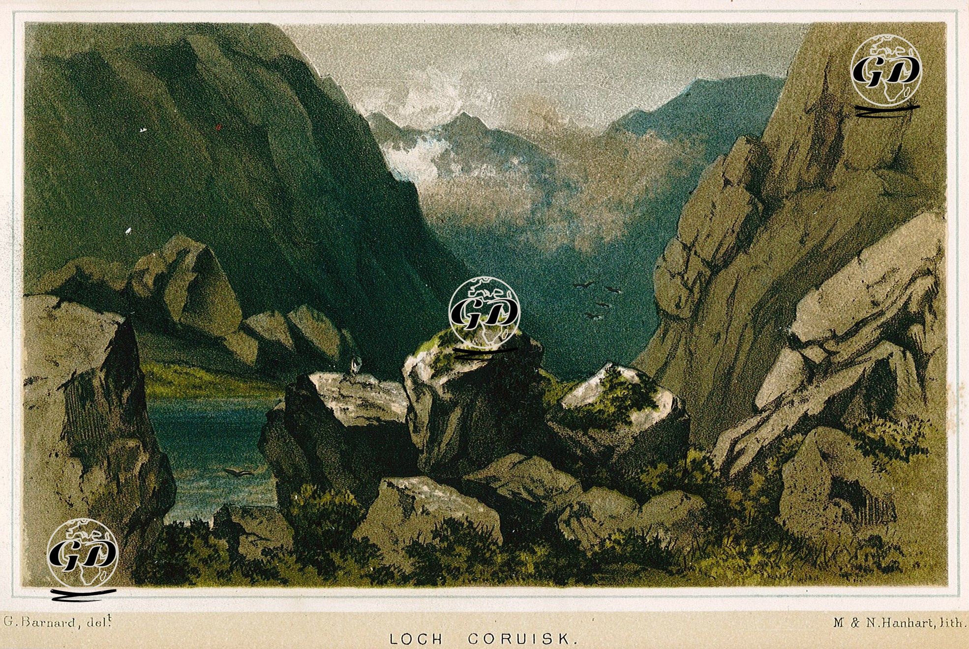 Loch Coruisk - George Barnard (1807-1890) - 1860's