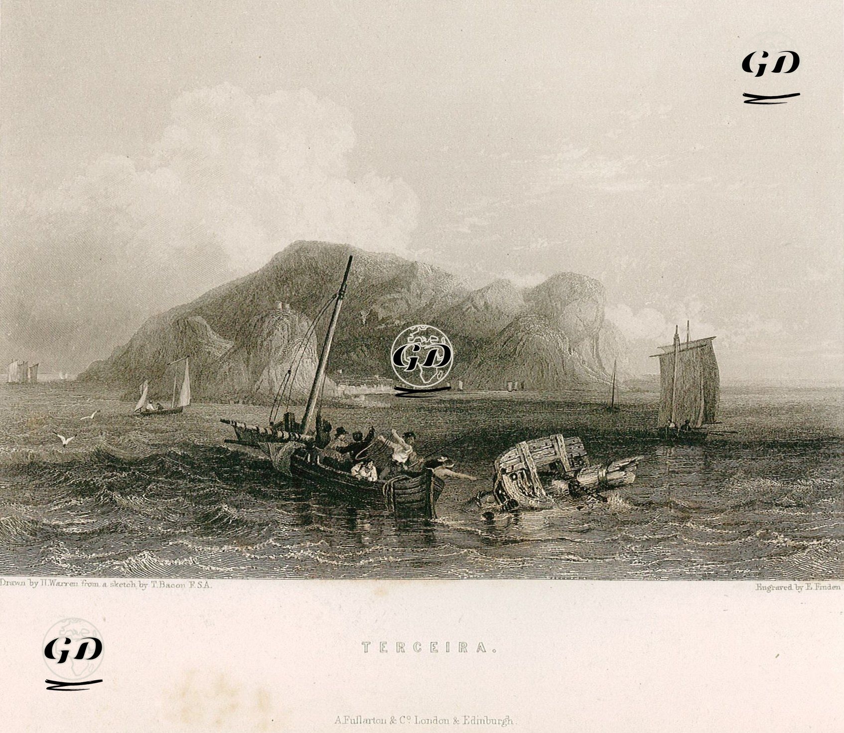 Terceira Adası - Henry Warren (1794-1879) - 1842