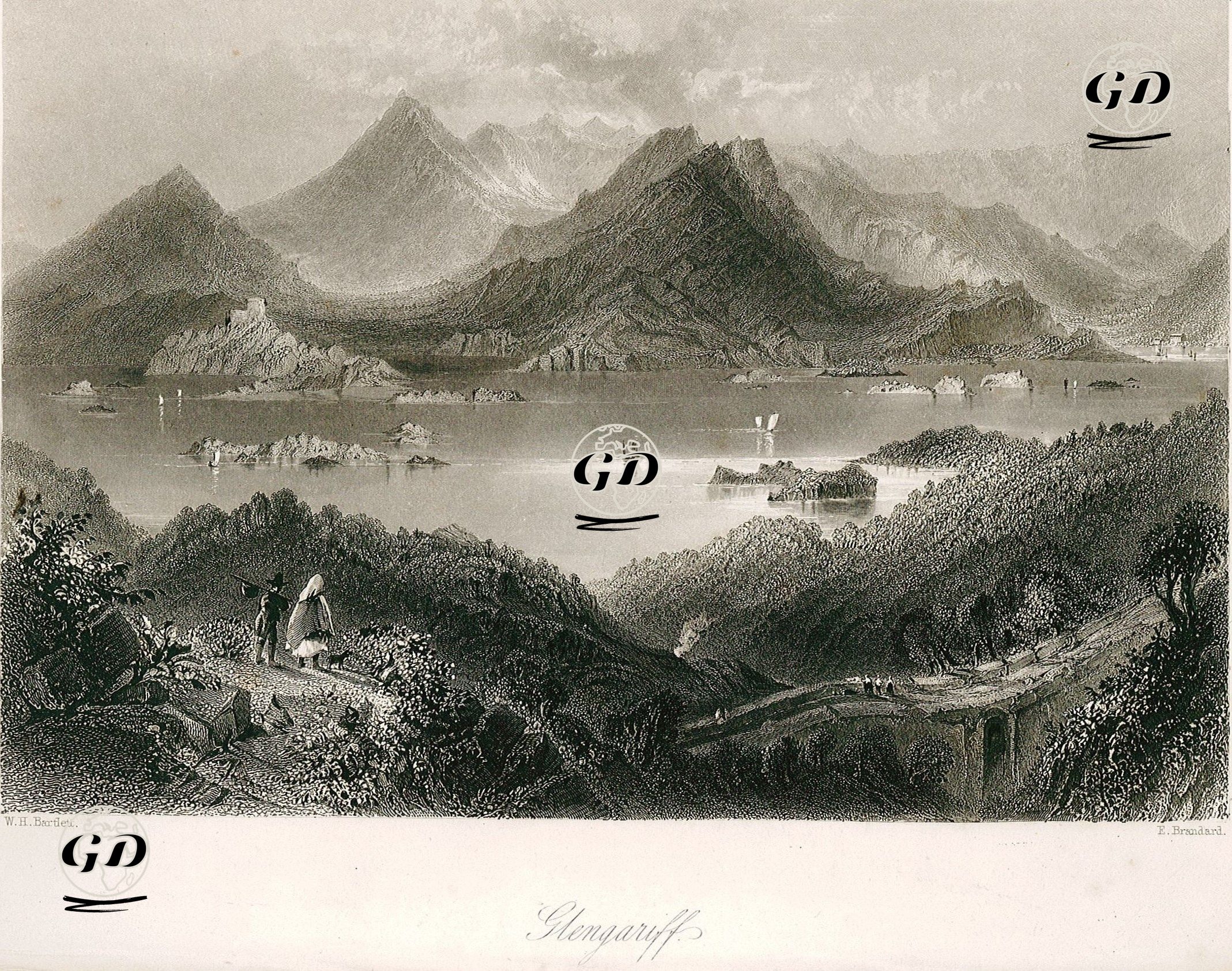 Glengarriff - William Henry Bartlett (1809-1854) - 1841