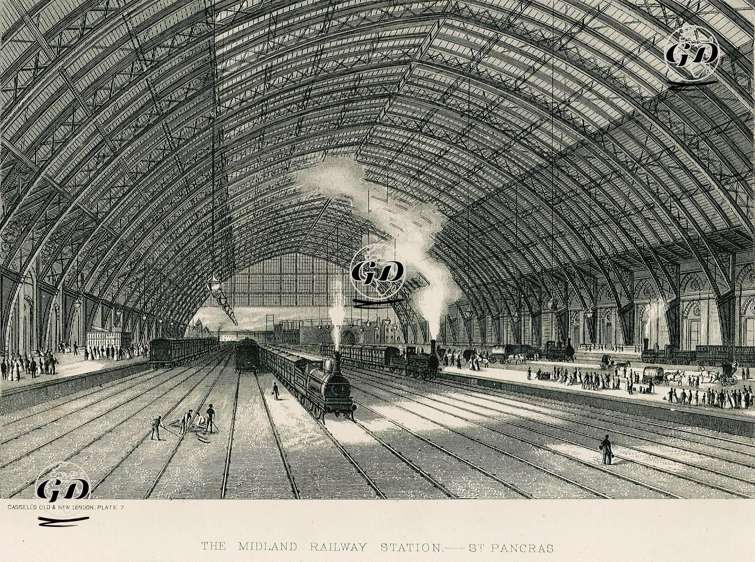 The Midland Railway Station, St. Pancras -  - 1890
