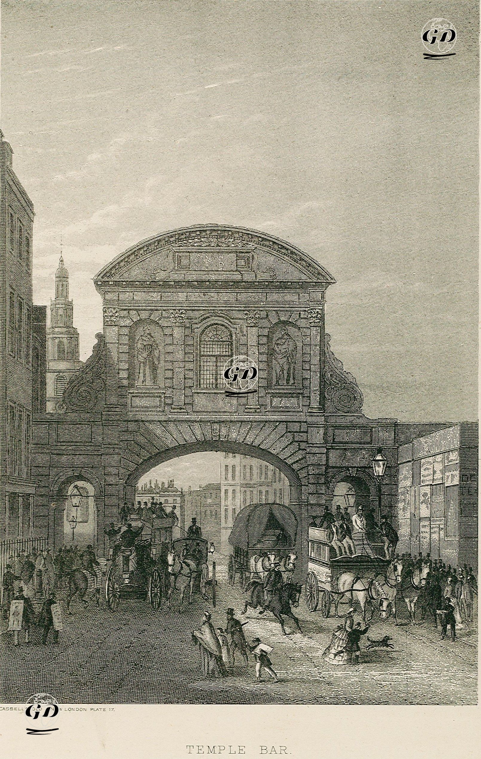 Temple Bar -  - 1890