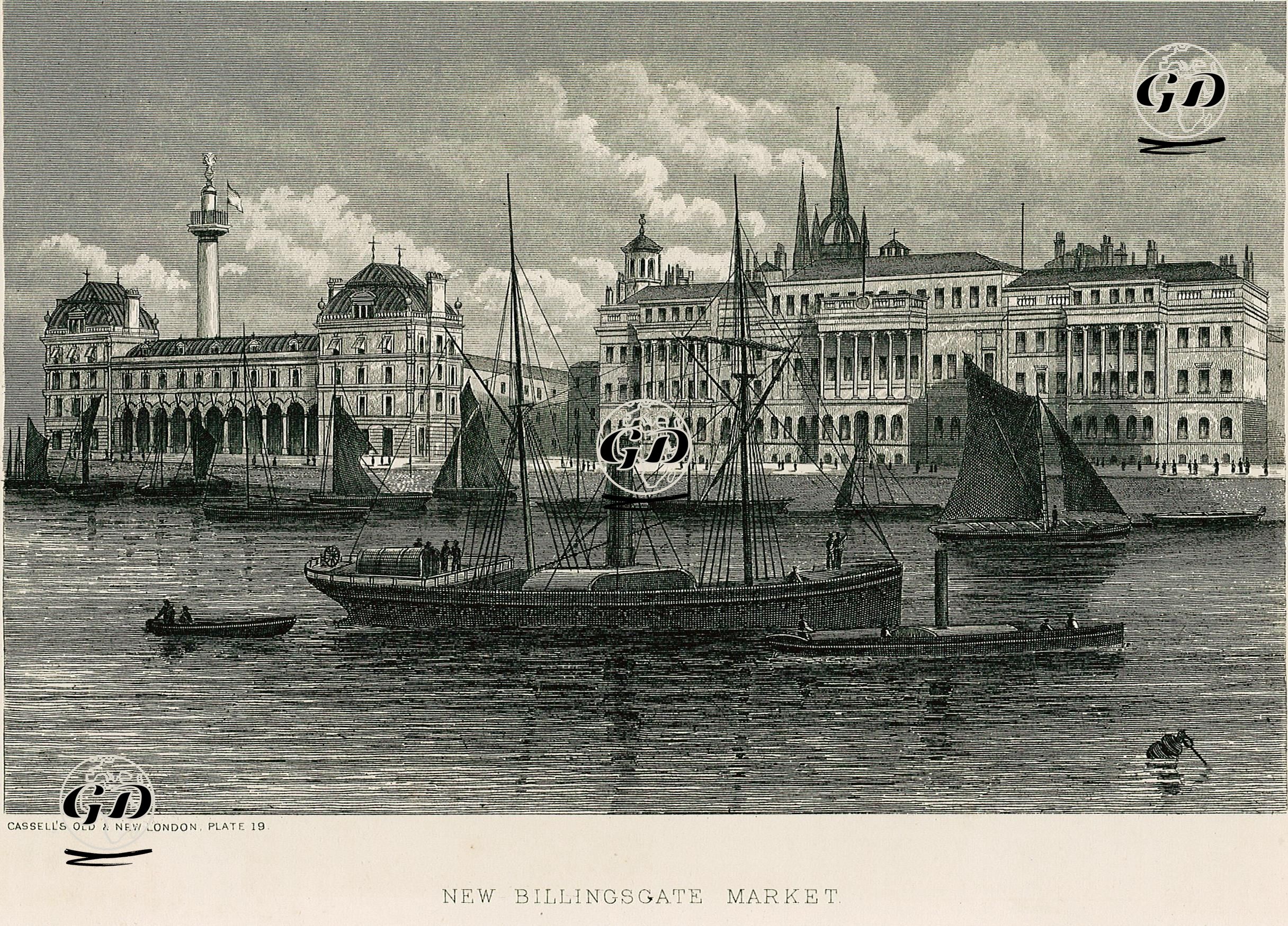 Billingsgate Market Binası -  - 1890