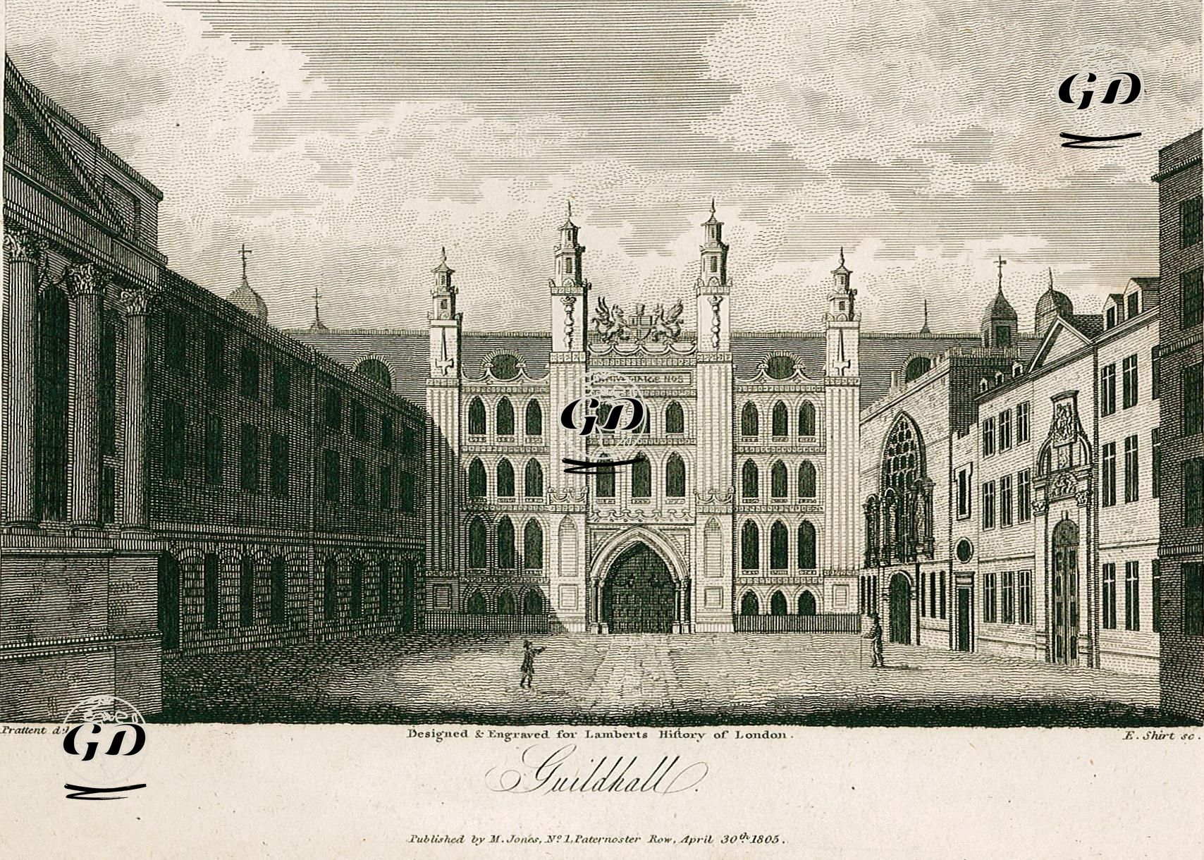 Guildhall - Thomas Prattent (1790-1819) - 1805