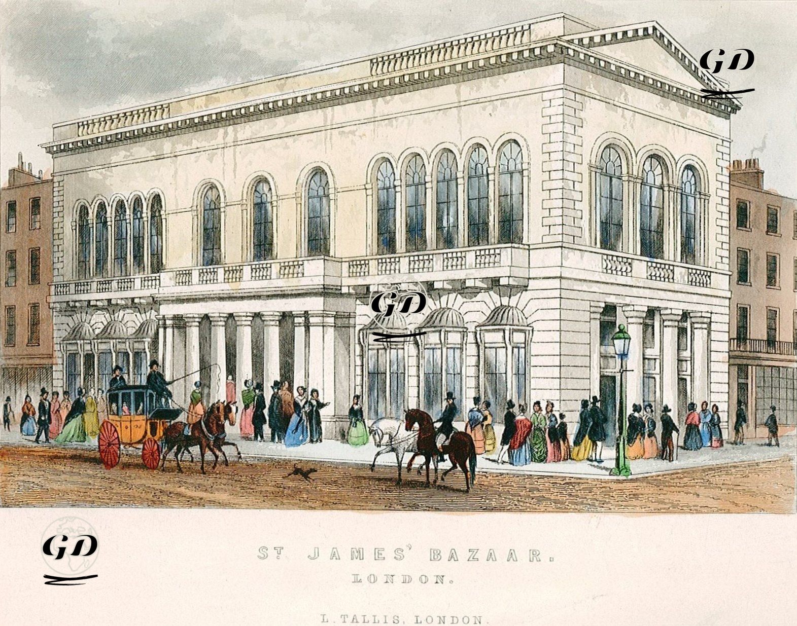 St James Çarşısı, Londra -  - 1830