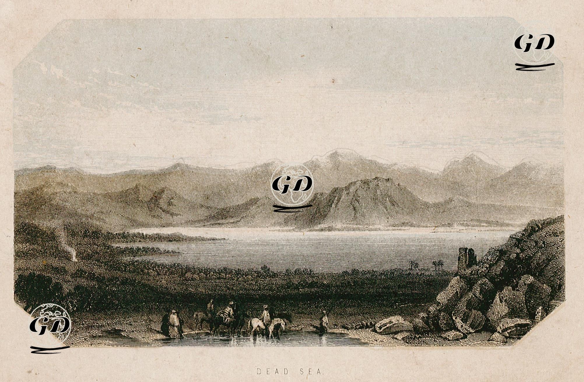 Lut Gölü (Ölüdeniz) -  - 1830's-1860's