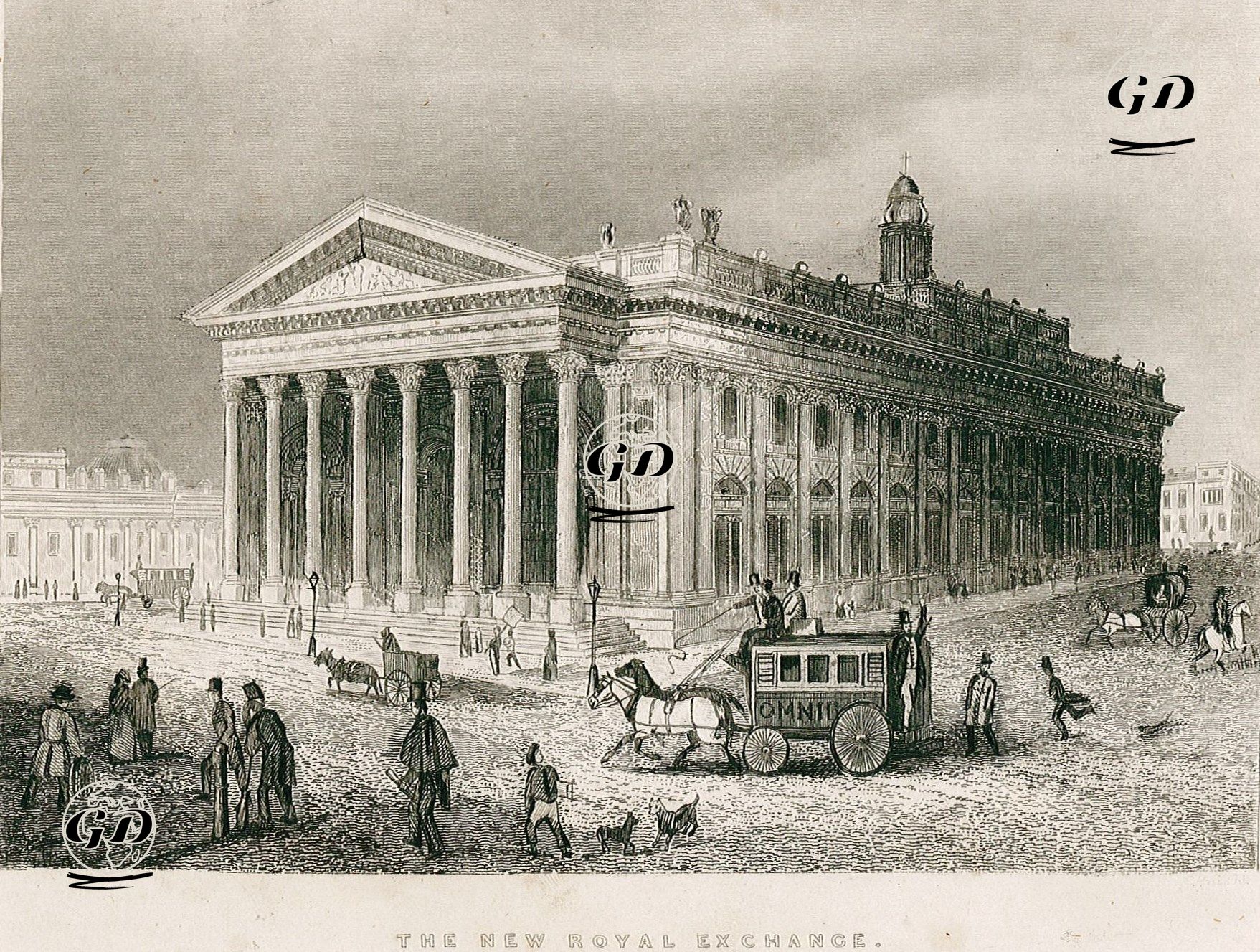 Yeni Kraliyet Borsa Binası -  - 1800's
