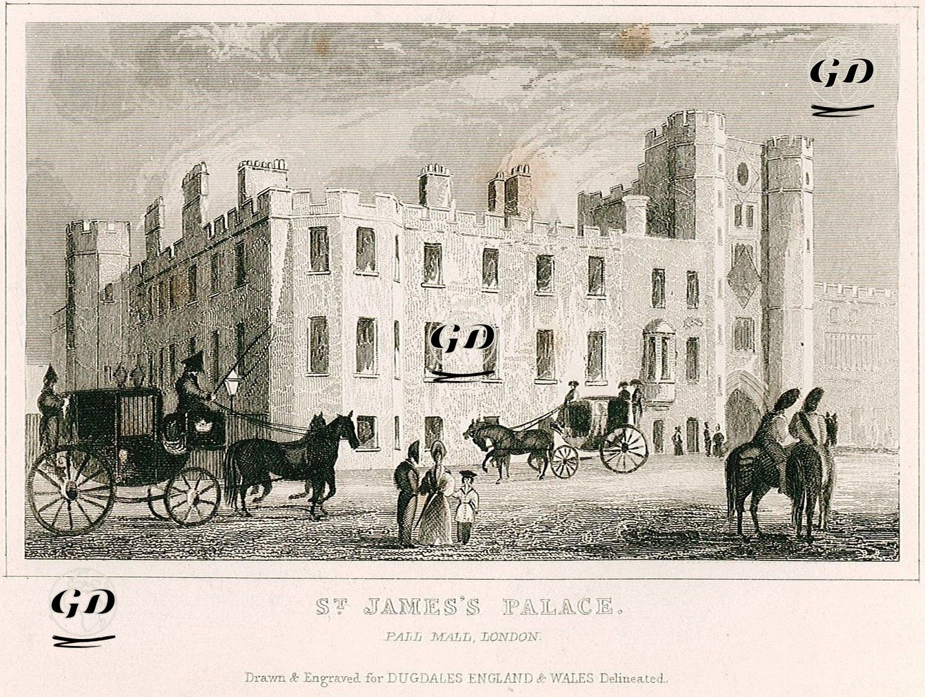 St. James Sarayı, Pall Mall, Londra -  - 1848