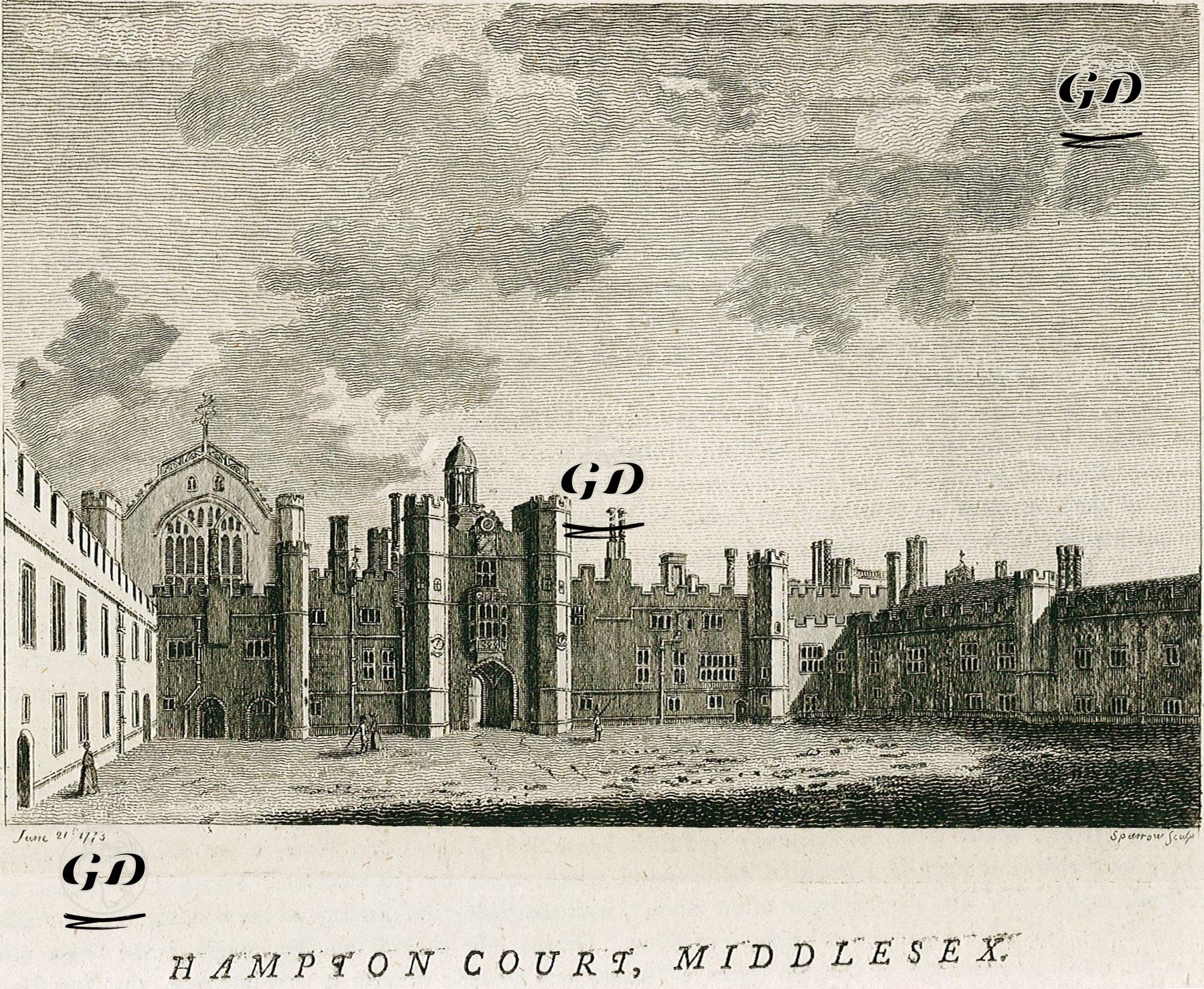 Hampton Court, Middlesex  -  - 1773
