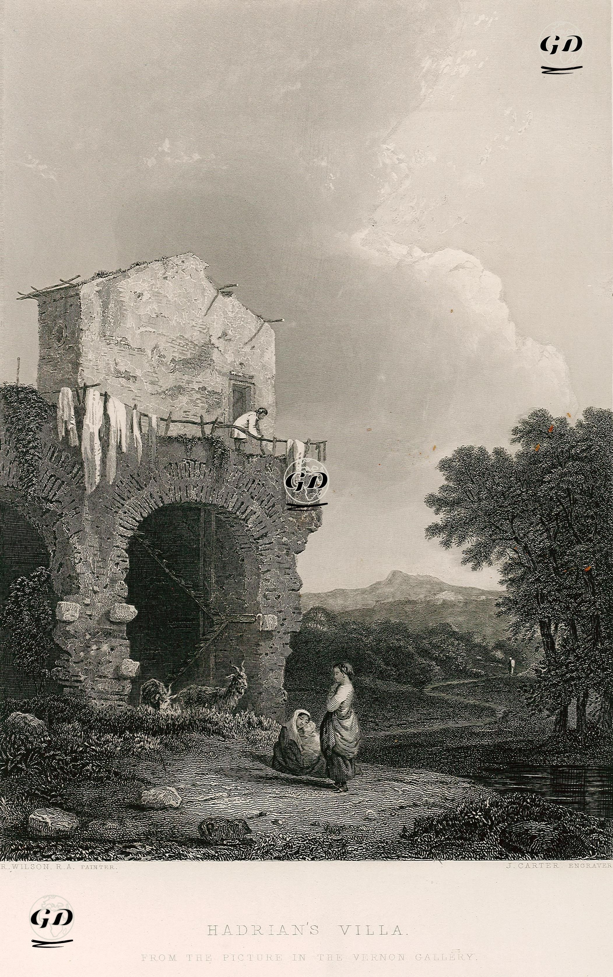 Hadrian's Villa  - Richard Wilson (1713-1782) - 1853
