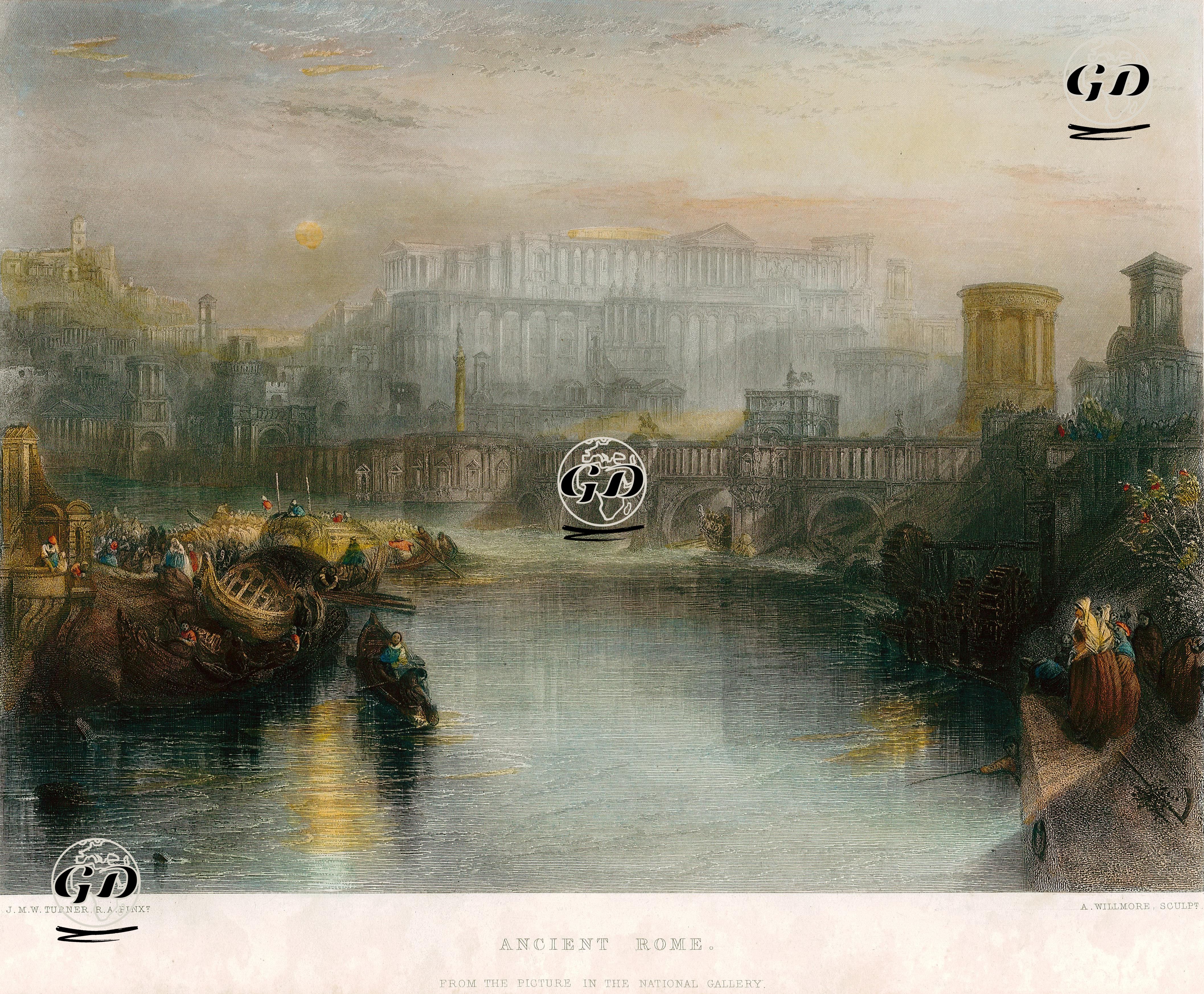 Antik Roma - Joseph Mallord William Turner (1775-1851) - 1862