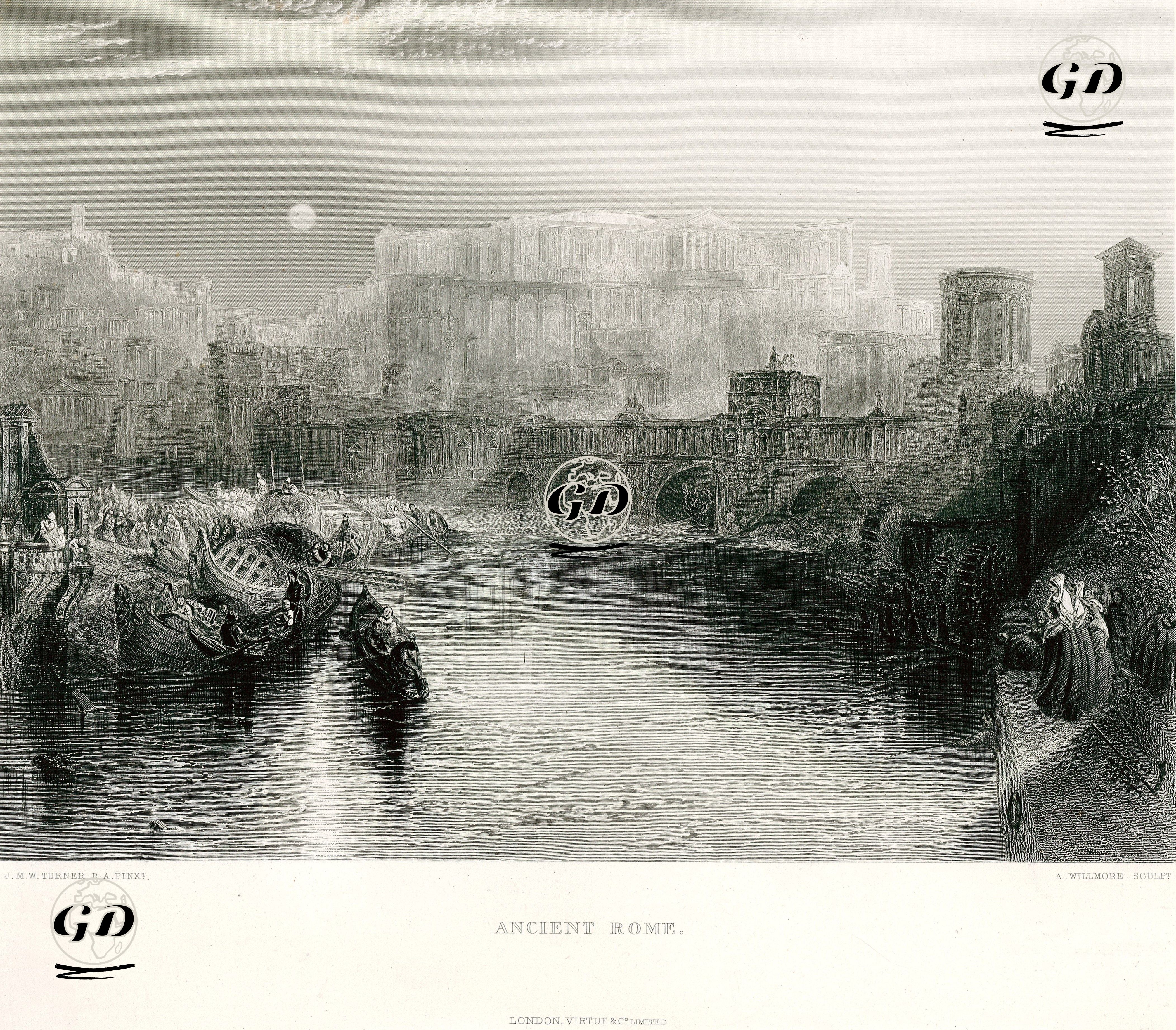 Antik Roma - Joseph Mallord William Turner (1775-1851) - 1862