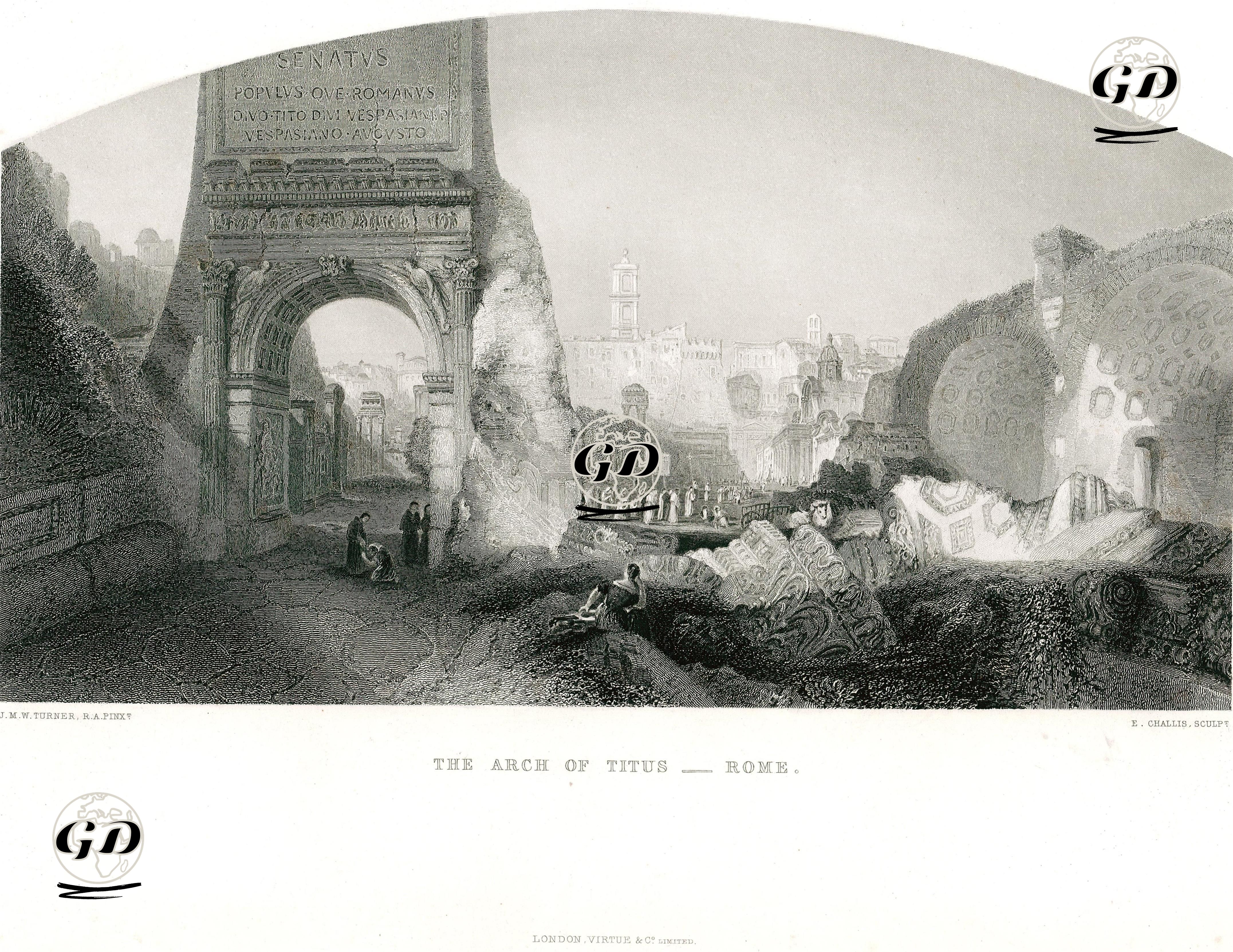 Titus Takı, Roma - Joseph Mallord William Turner (1775-1851) - 1859