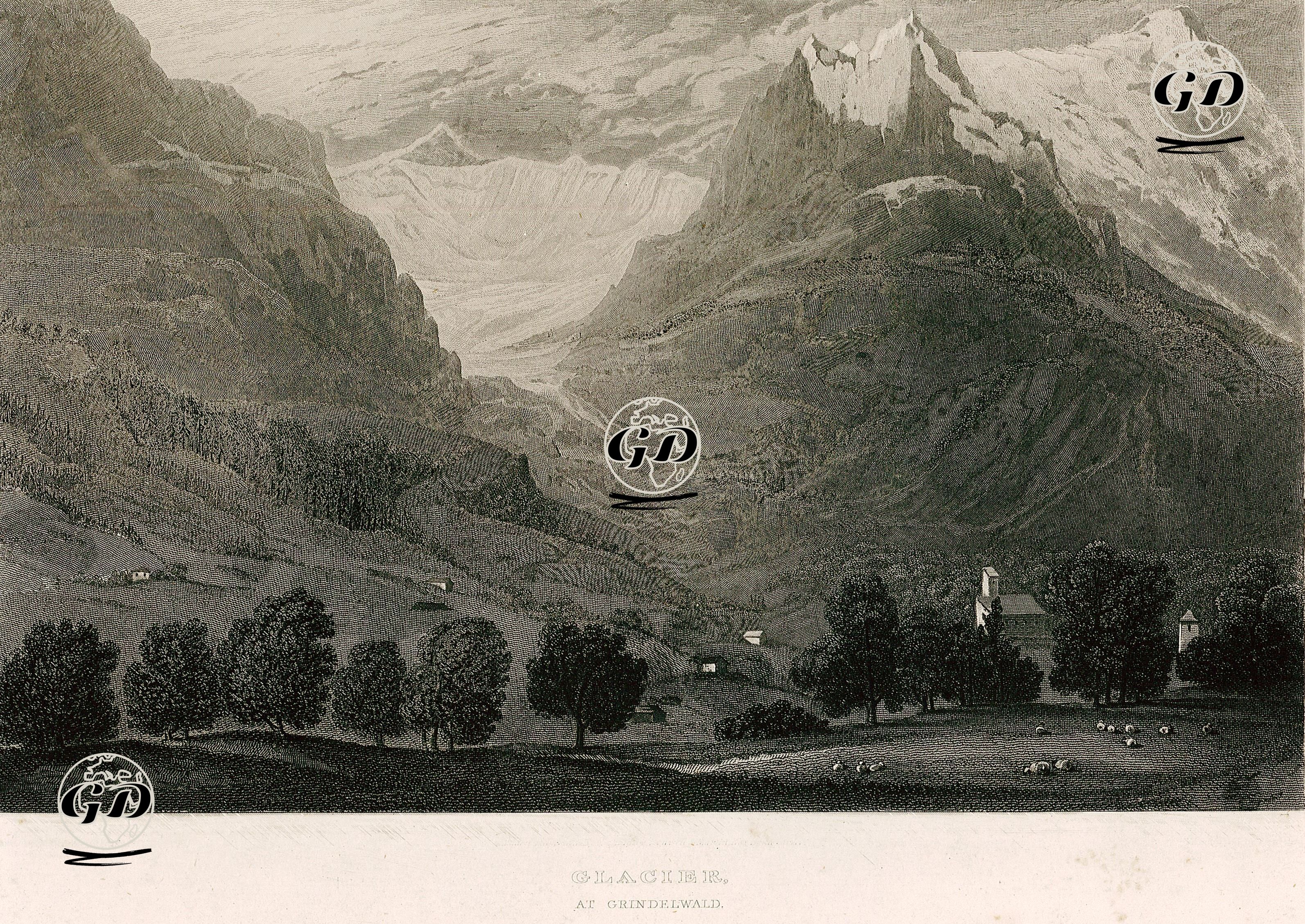  Grindelwald'daki Buzullar -  - 1870-1890
