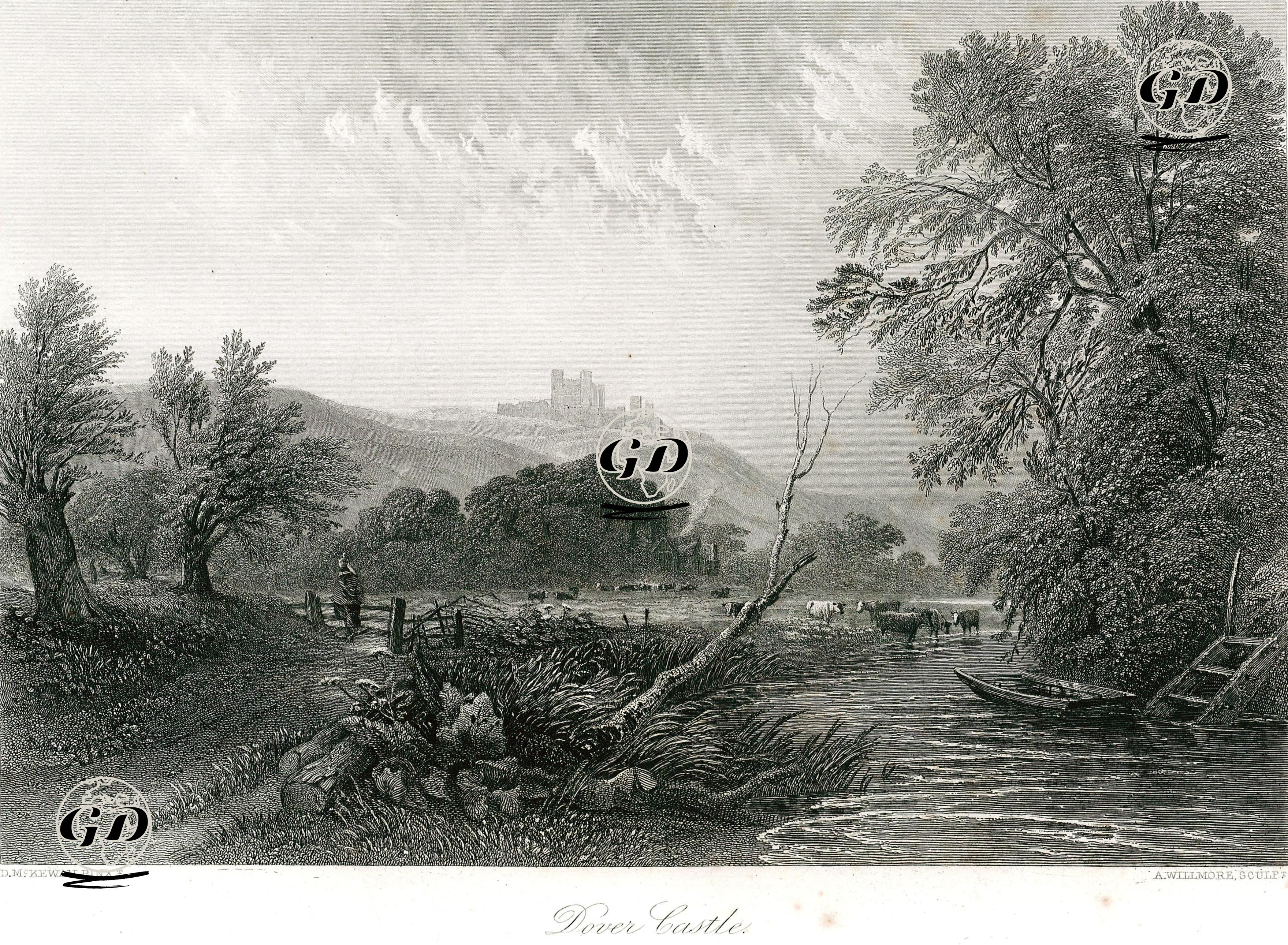 Dover Kalesi - D.M.Kewan - 1870's