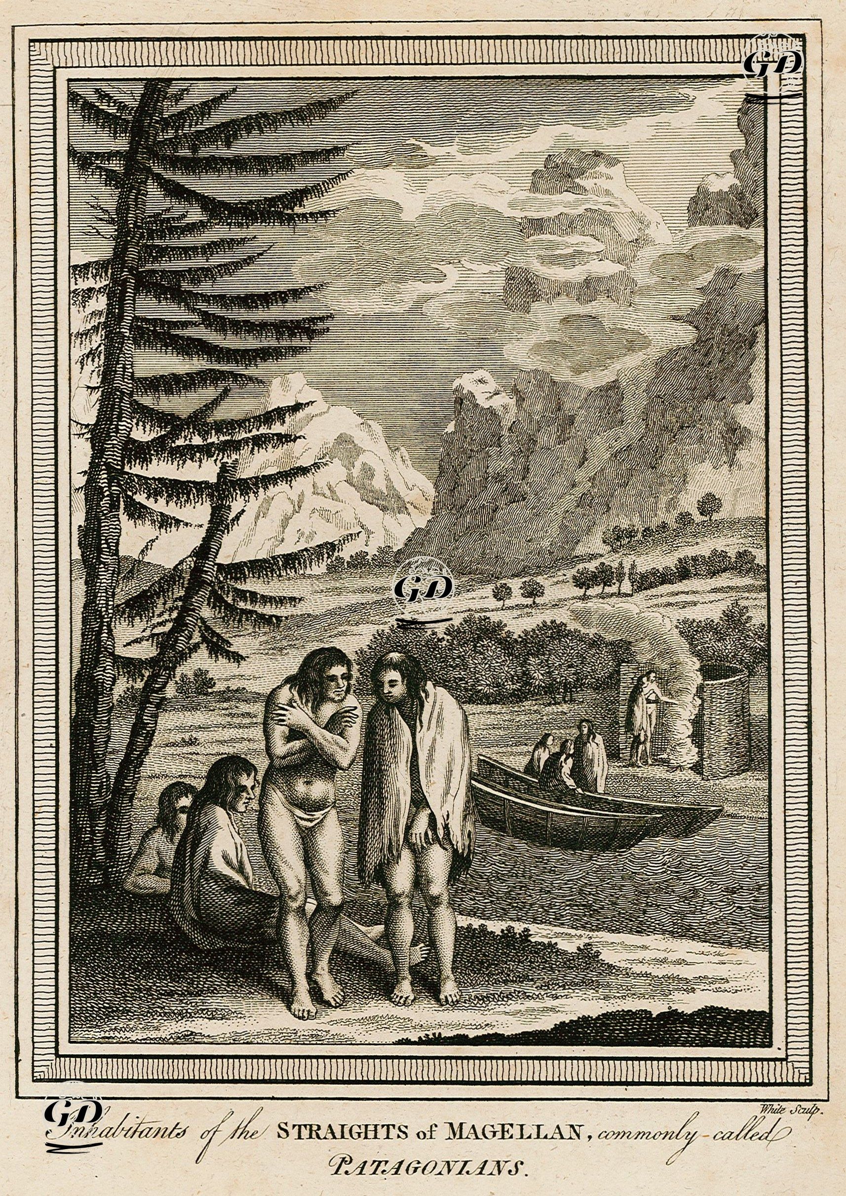Macellan Boğazında Yaşayanlar, Genel Adıyla Patagonyalılar -  - 1778